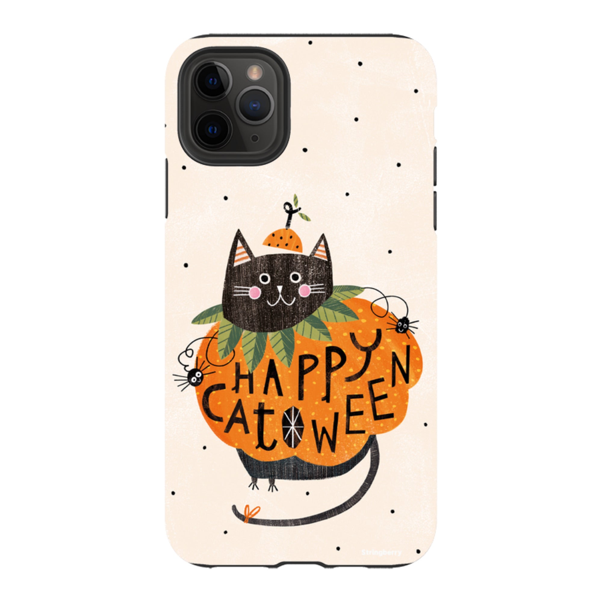 iPhone Tough Case - Pumpkin Cats By Ali Brookes