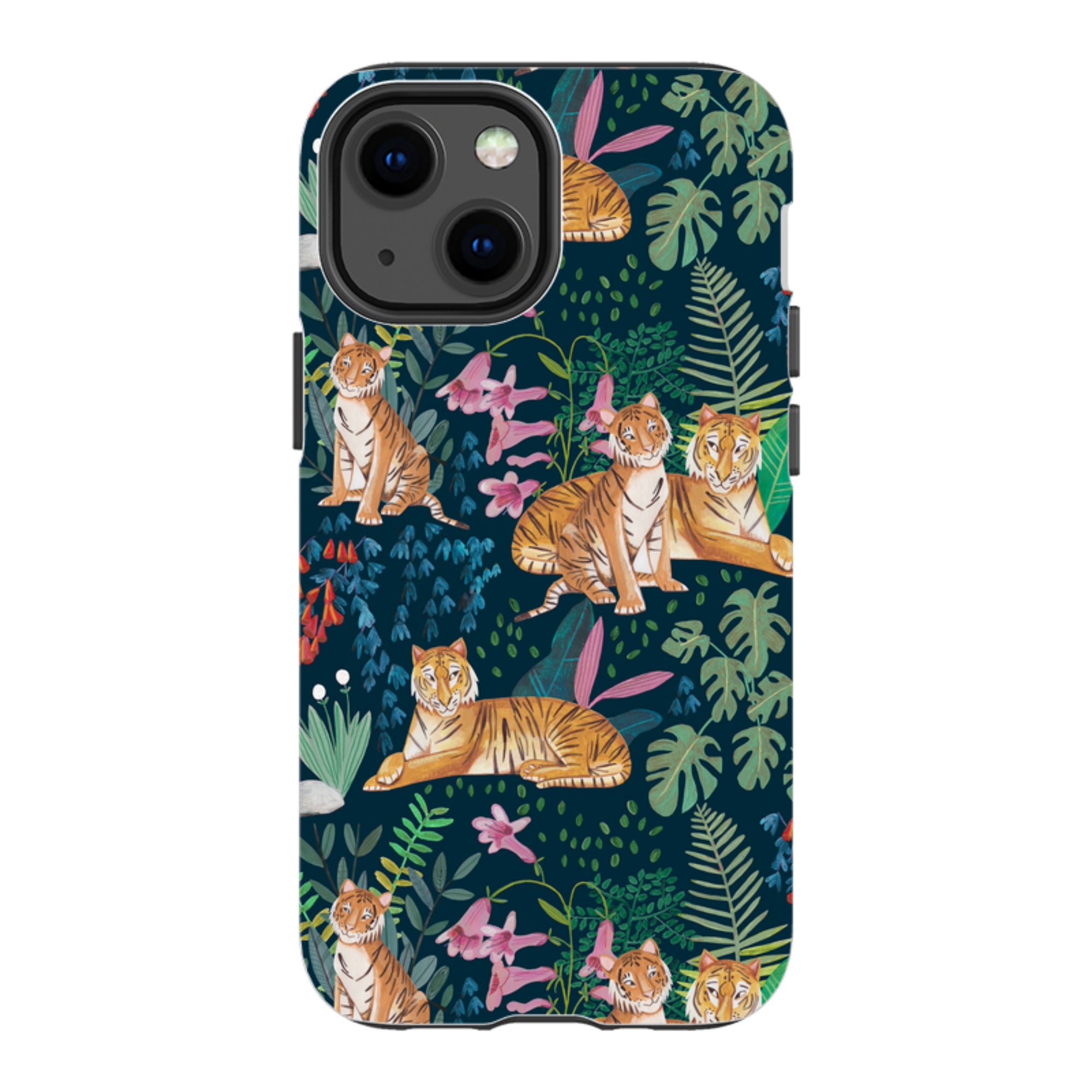 iPhone Tough Case - Tiger Pattern By Caroline Bonne Muller