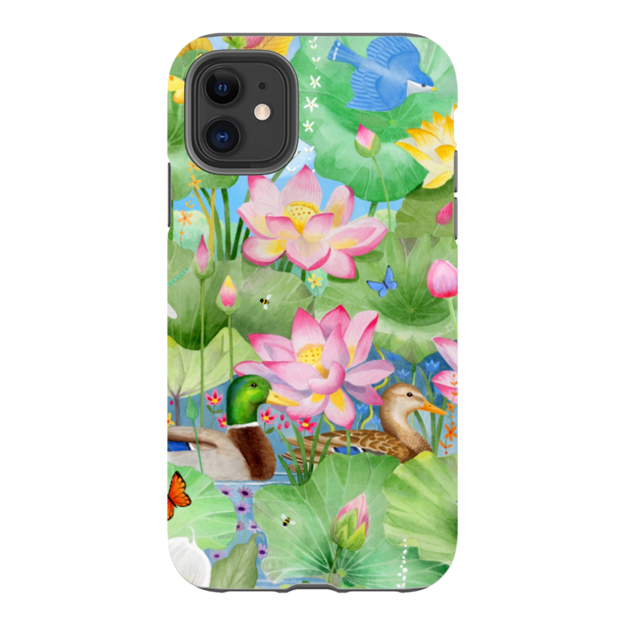 iPhone Tough Case - Waterlily Pond By Bex Parkin