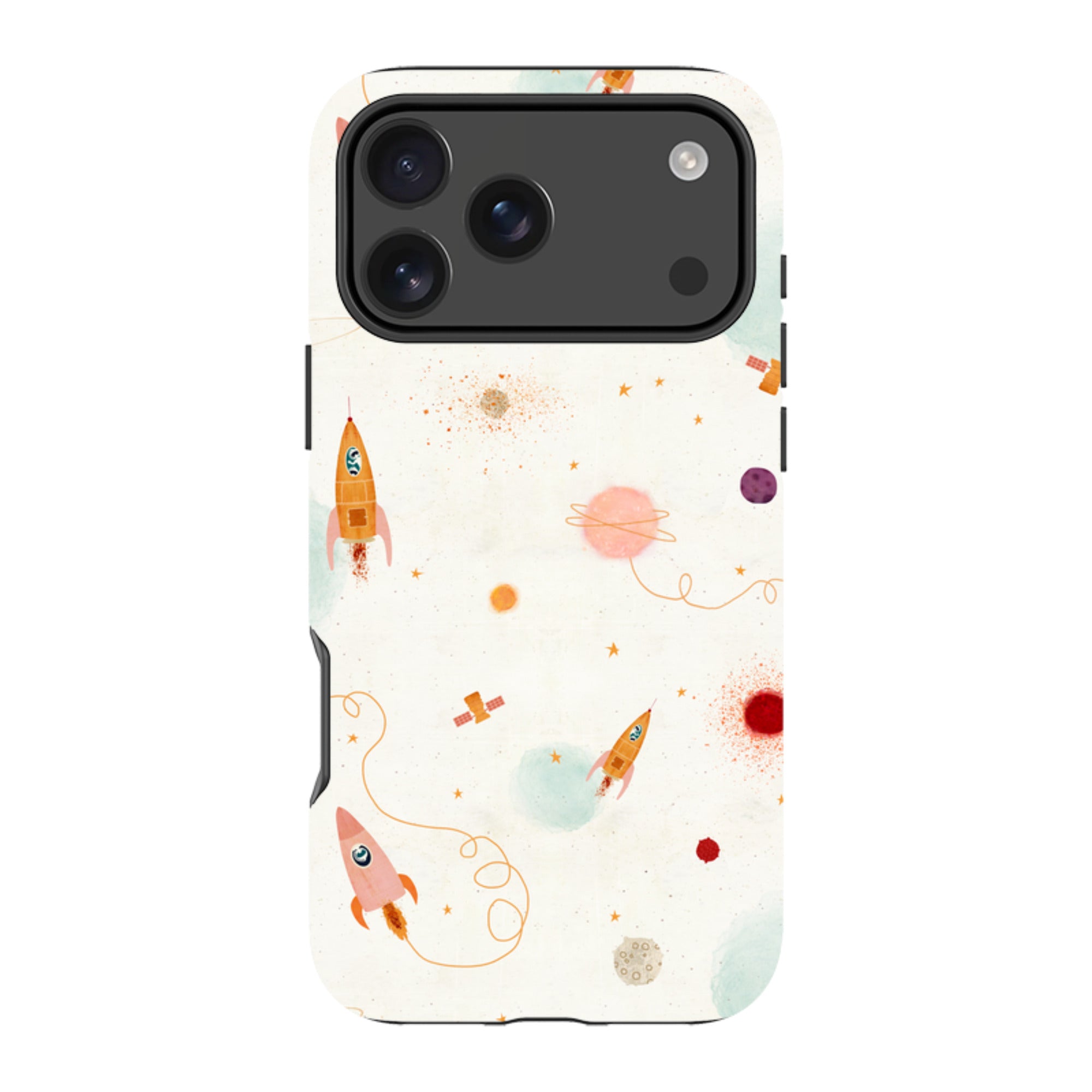 iPhone Tough Case - Rockets Cream By Katherine Quinn