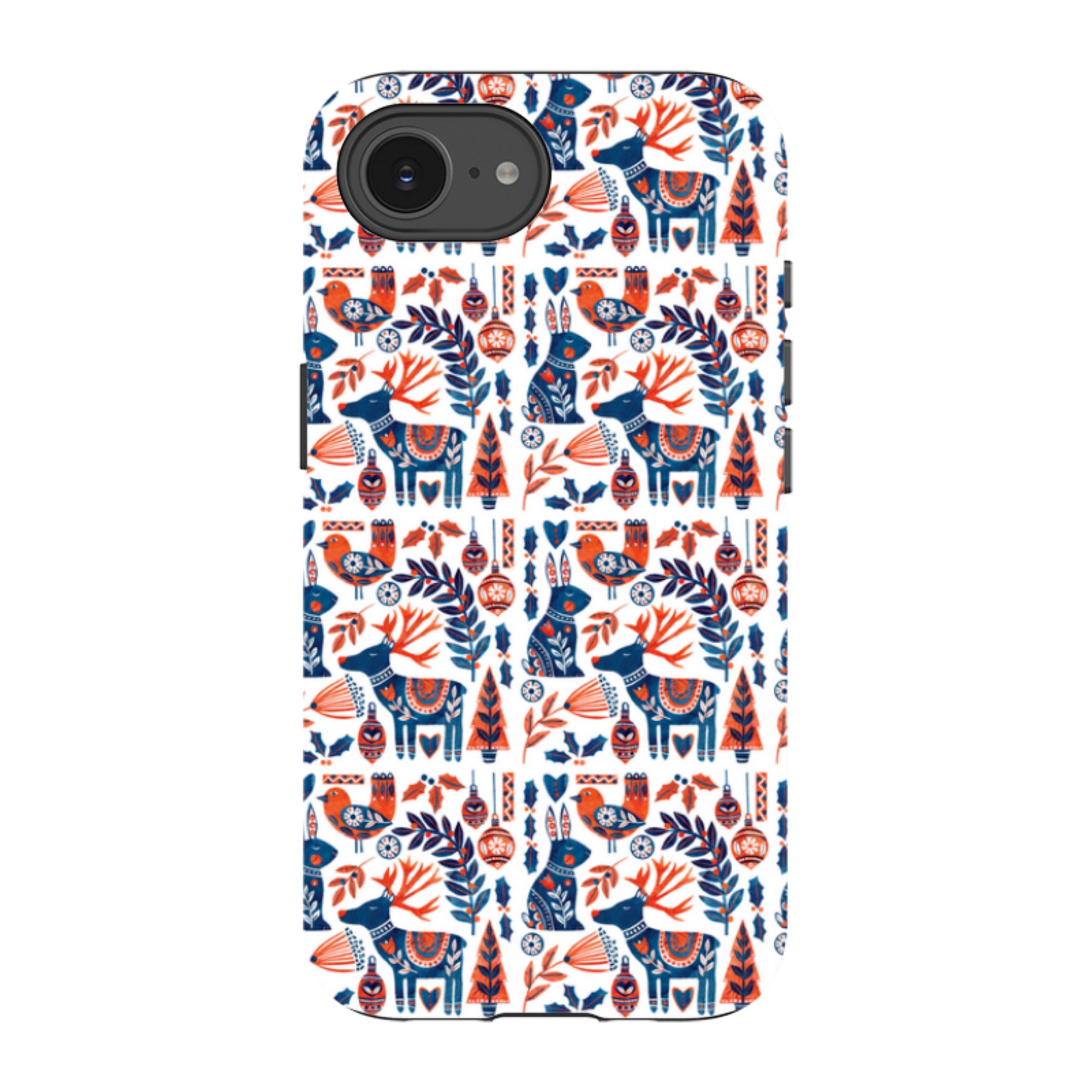 iPhone Tough Case - Scandi Animals By Tracey English