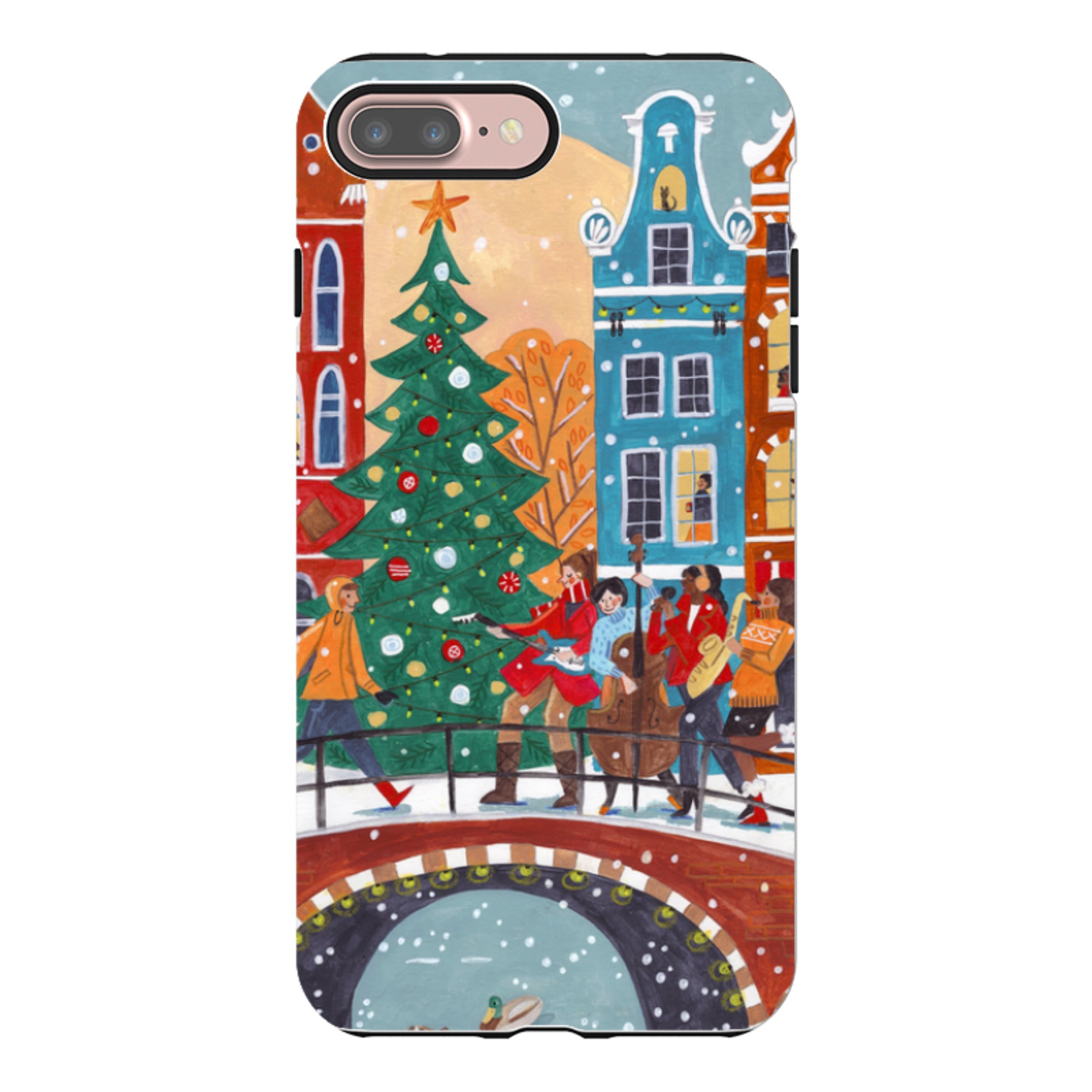 iPhone Tough Case - Christmas Music Amsterdam By Caroline Bonne Muller