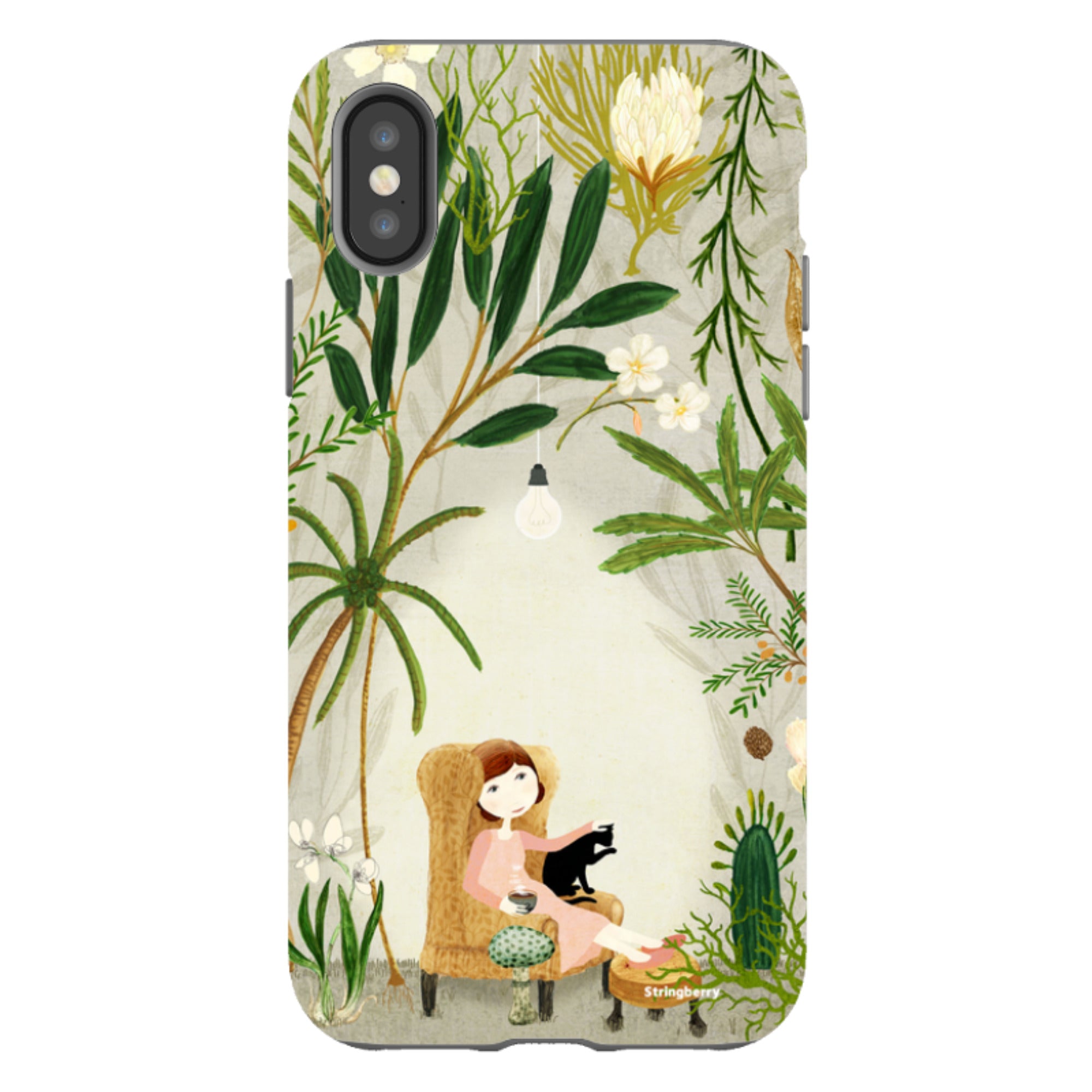 iPhone Tough Case - Imaginarium Garden I By Katherine Quinn