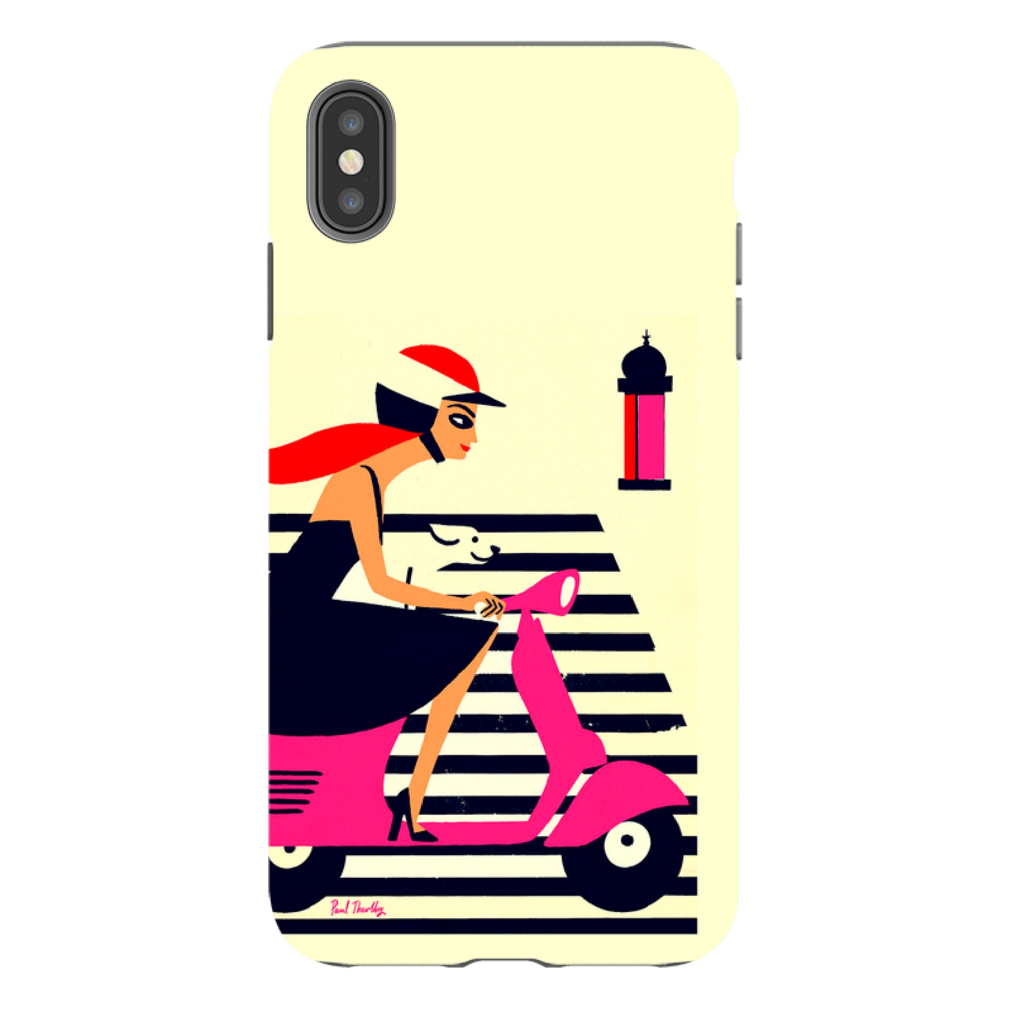 iPhone Tough Case - Vespa By Paul Thurlby