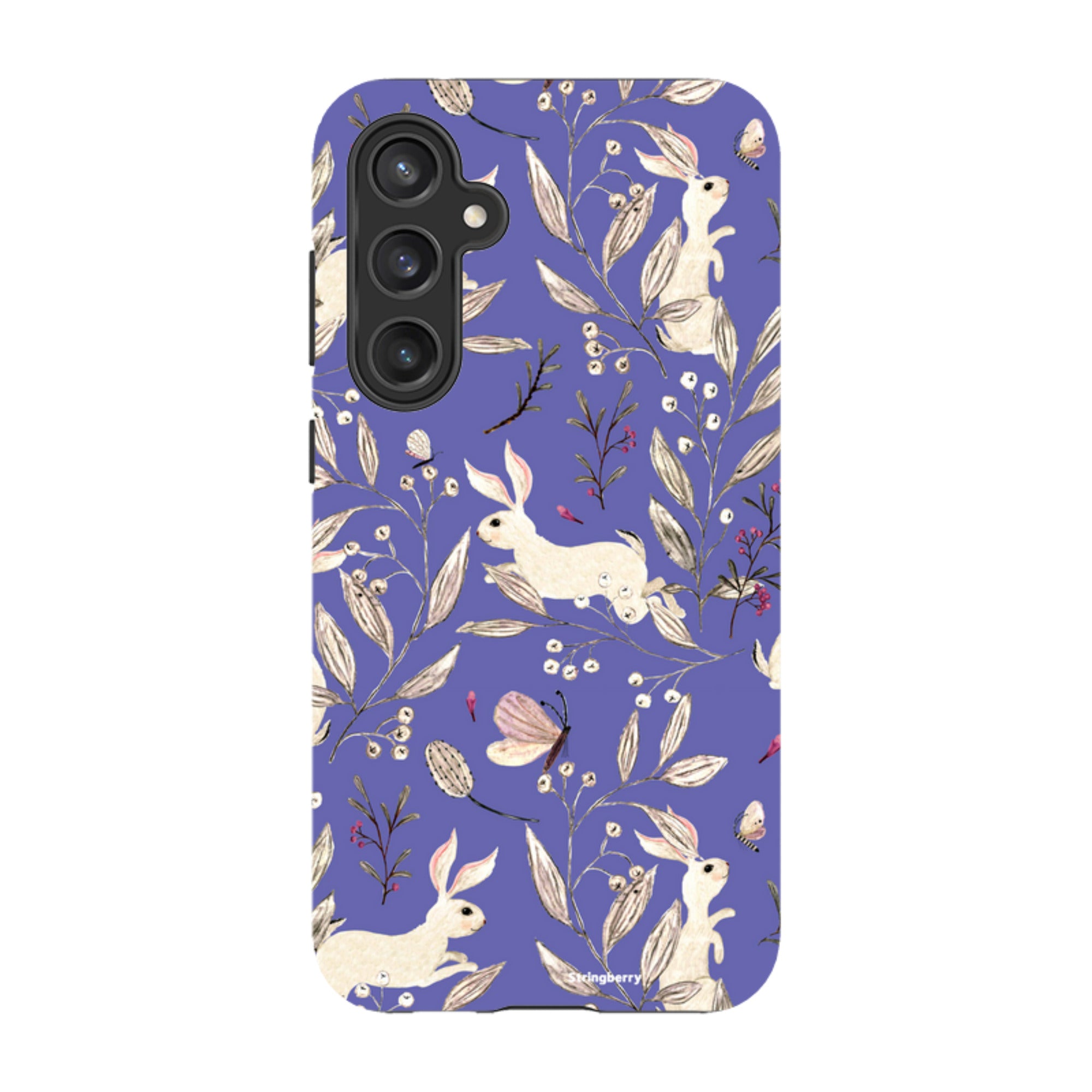 Samsung Tough Case - Bunnies Periwinkle By Katherine Quinn