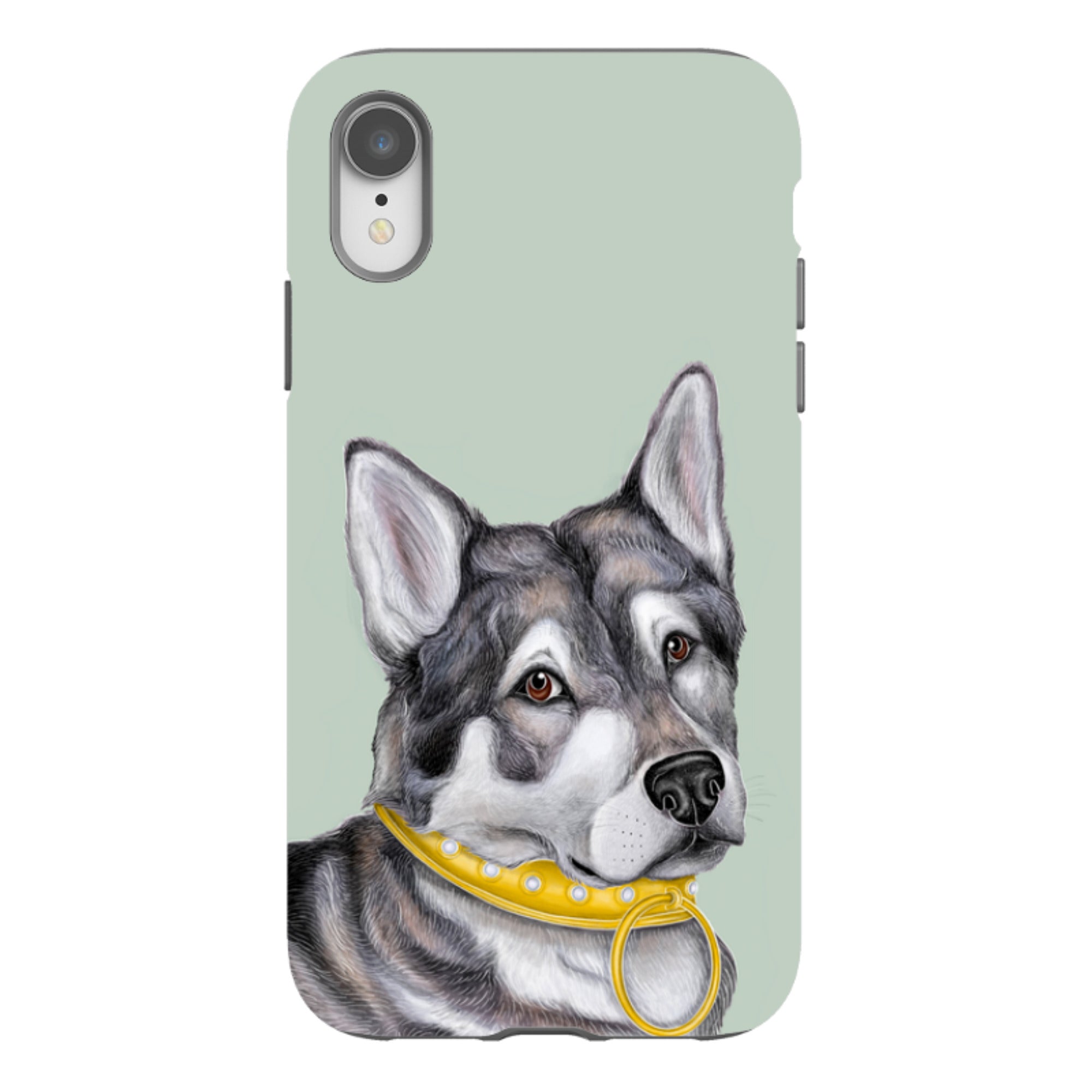 iPhone Tough Case - Huskey By Catherine Rowe