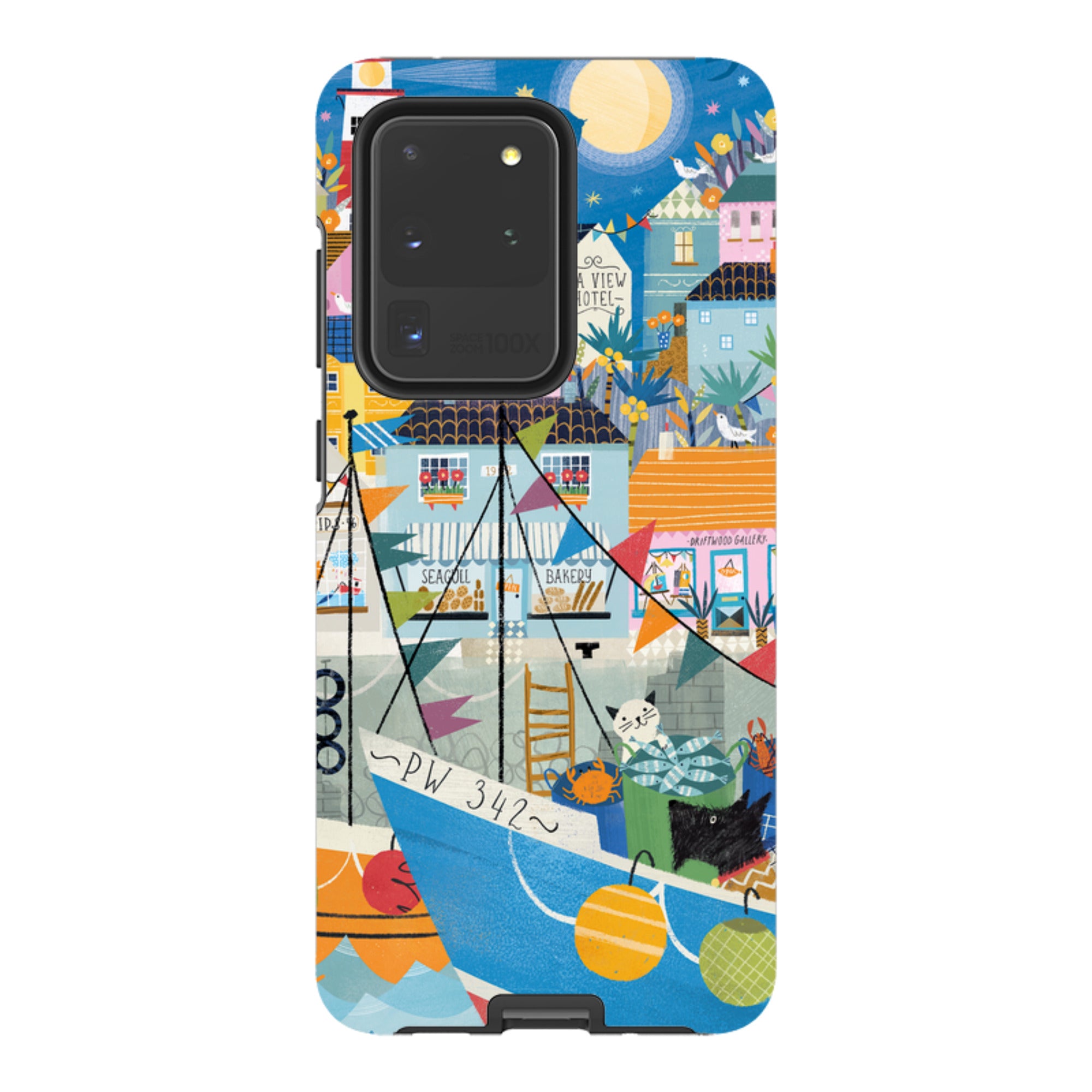 Samsung Tough  Case - Night Harbour 1 By Ali Brookes