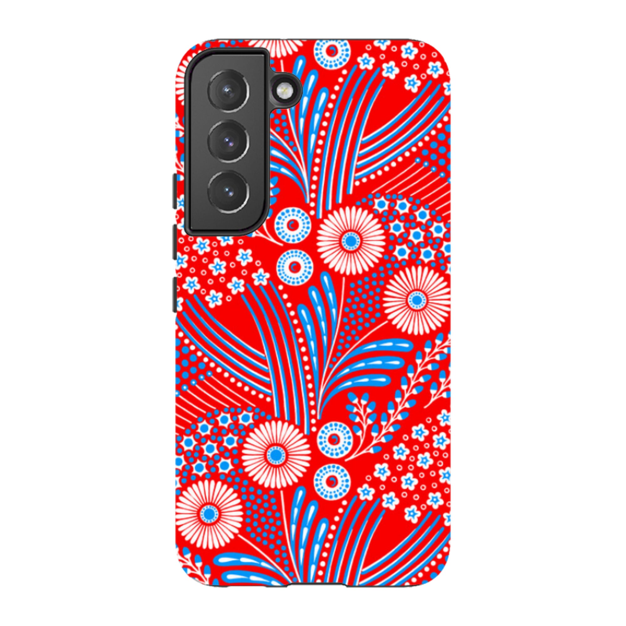 Samsung Tough Case - Red Bouquet By Cressida Bell