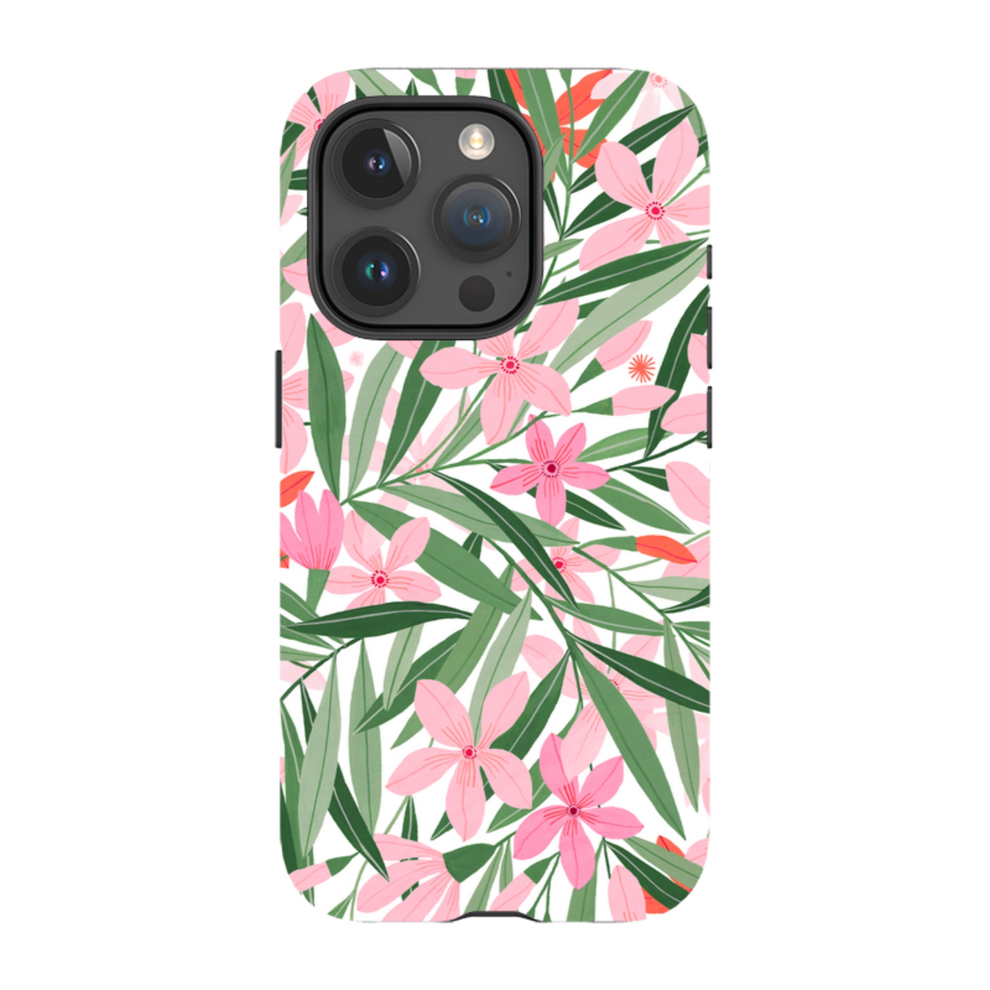 iPhone Tough Case - Oleandro Pattern By Madalina Andronic