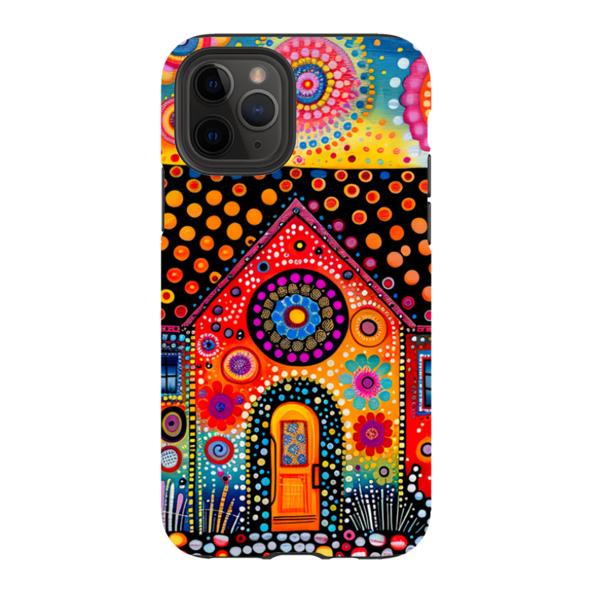 iPhone Case - Folk Art House IV