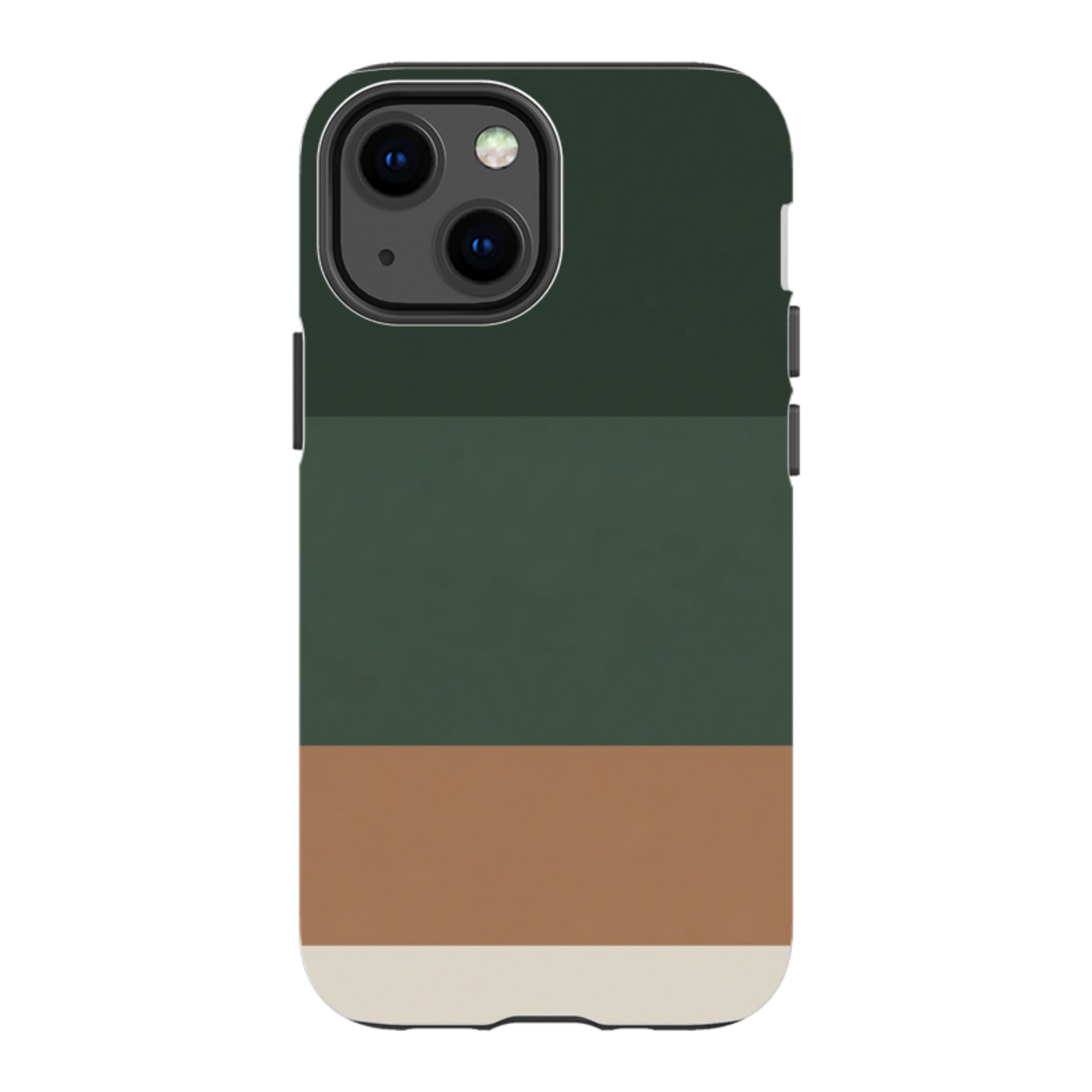 iPhone Tough Case - Terracotta and Green Gradient