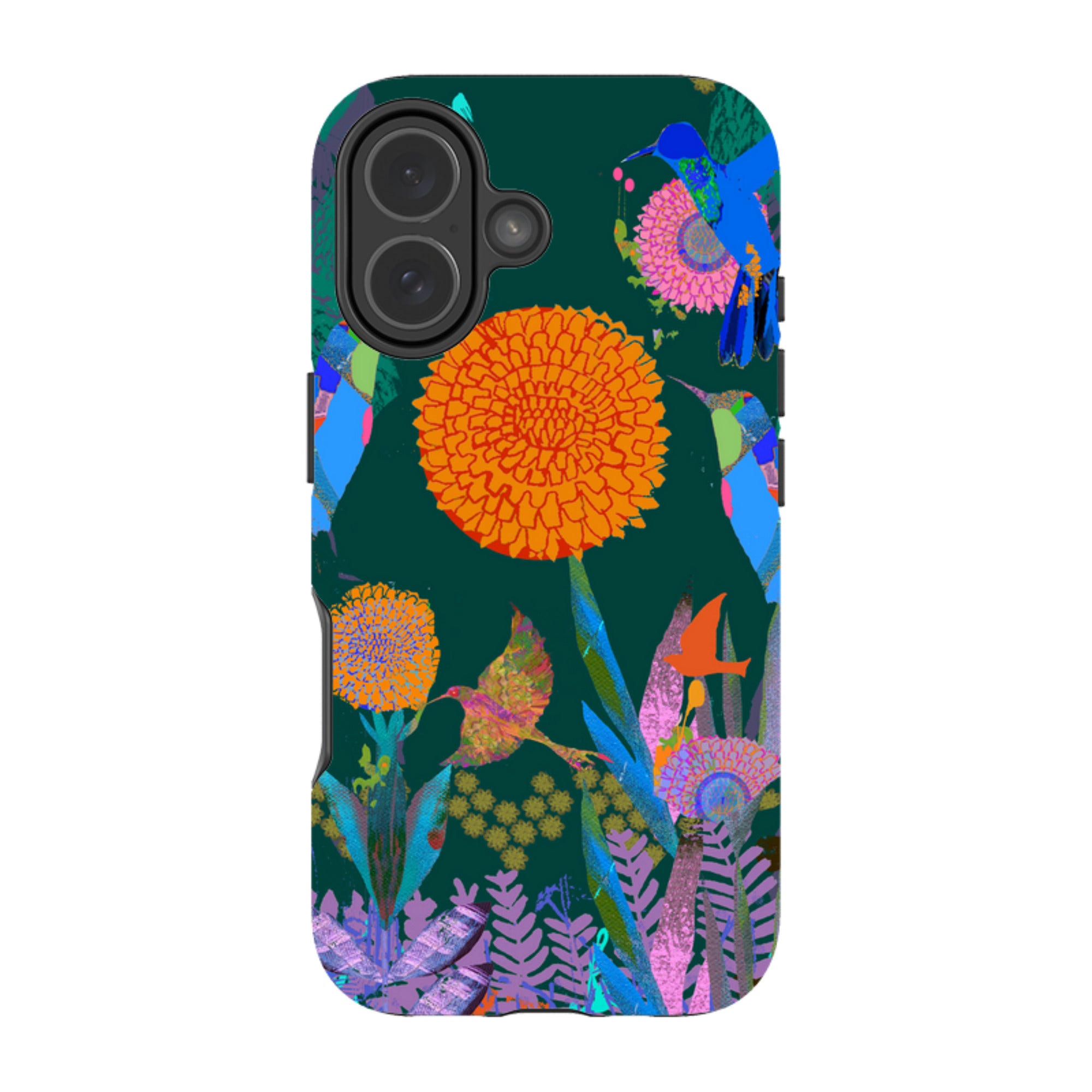 iPhone MagSafe Tough Case -  Hummingbird Forest By Tiffany Lynch