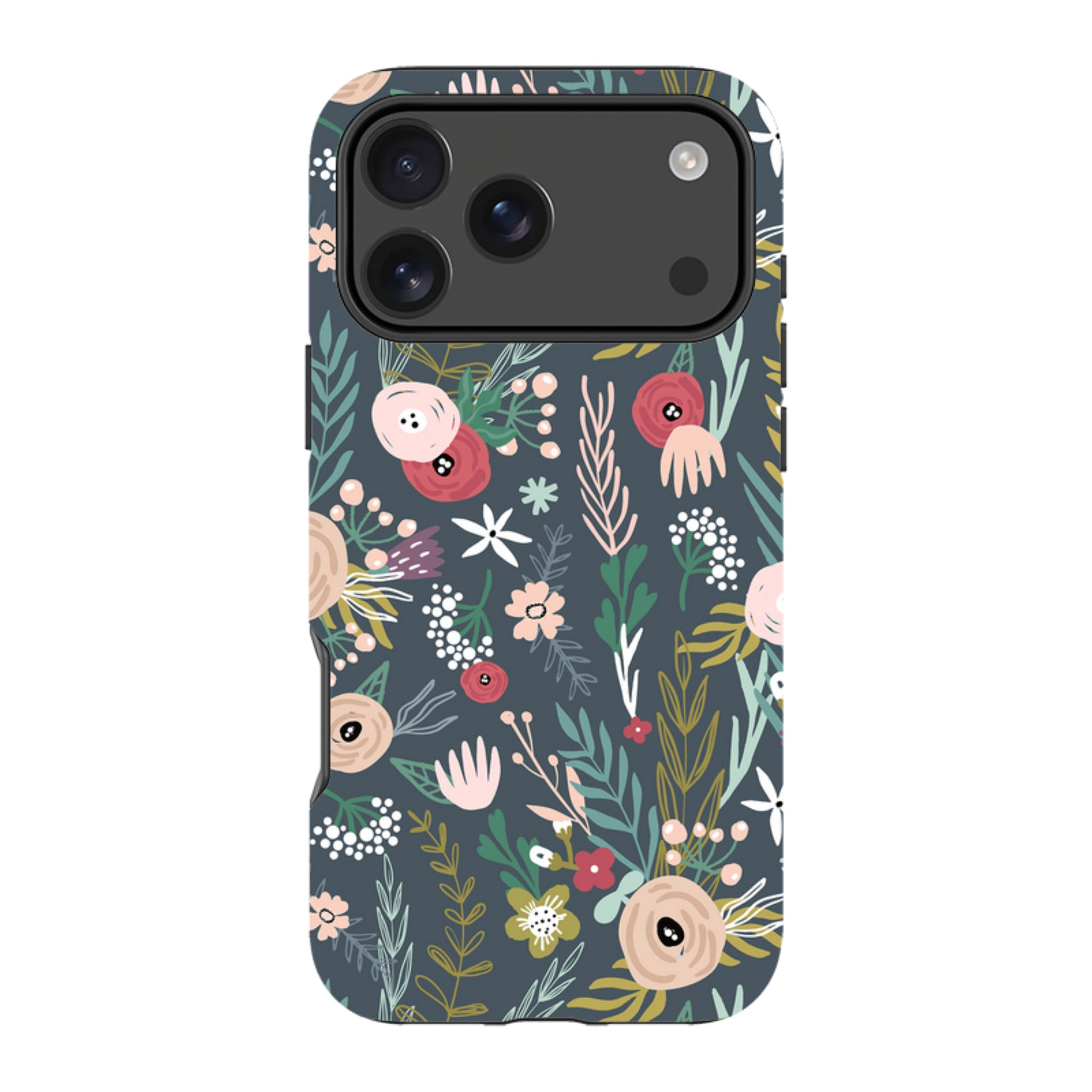 iPhone Tough Case - Winter Scandi Floral