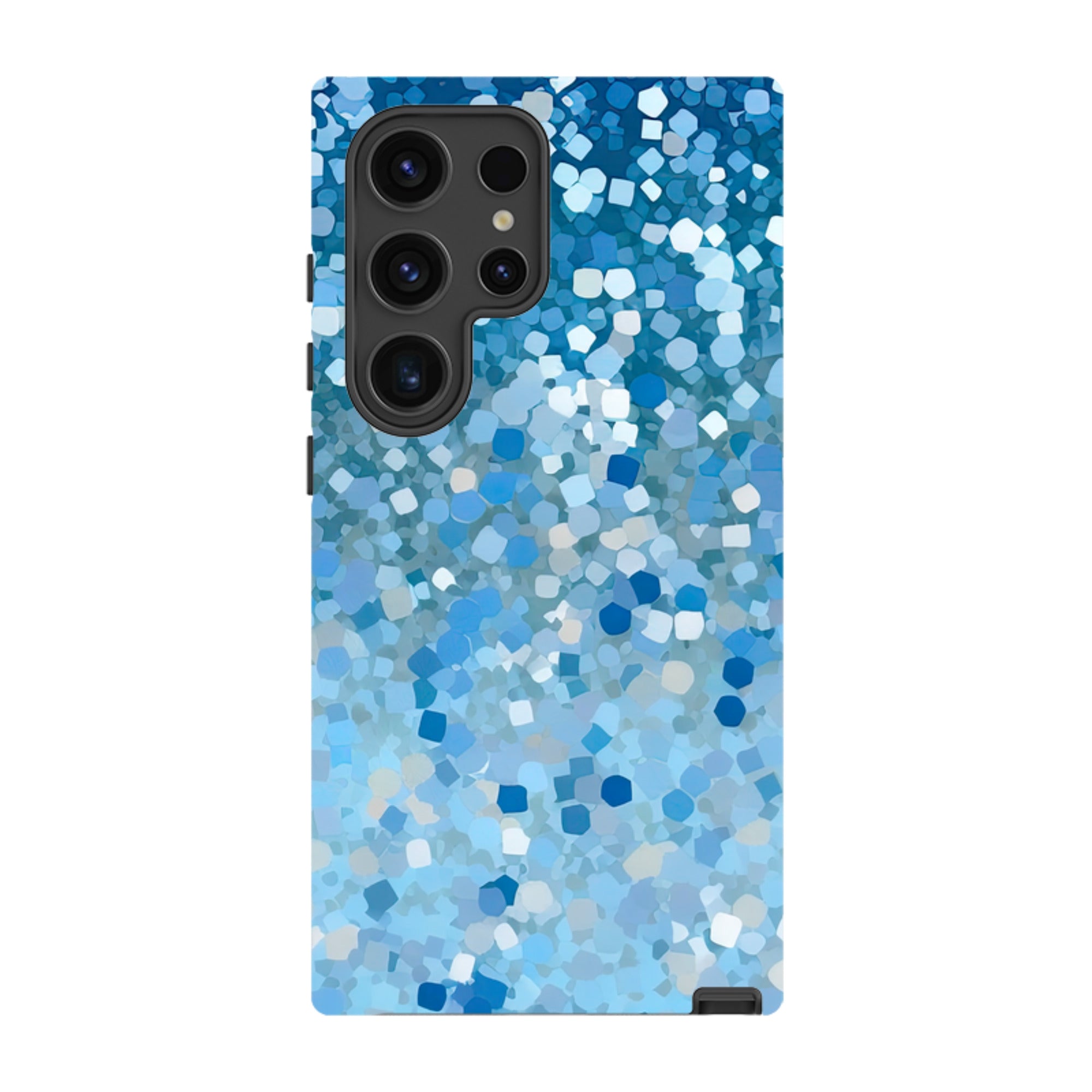Samsung Tough Case - Blue Glitter II (Case Does Not Glitter)