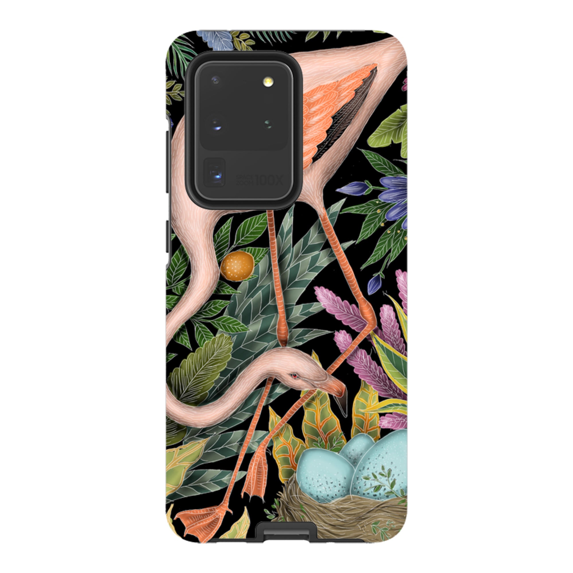 Samsung Tough Case - Flamingo By Catherine Rowe
