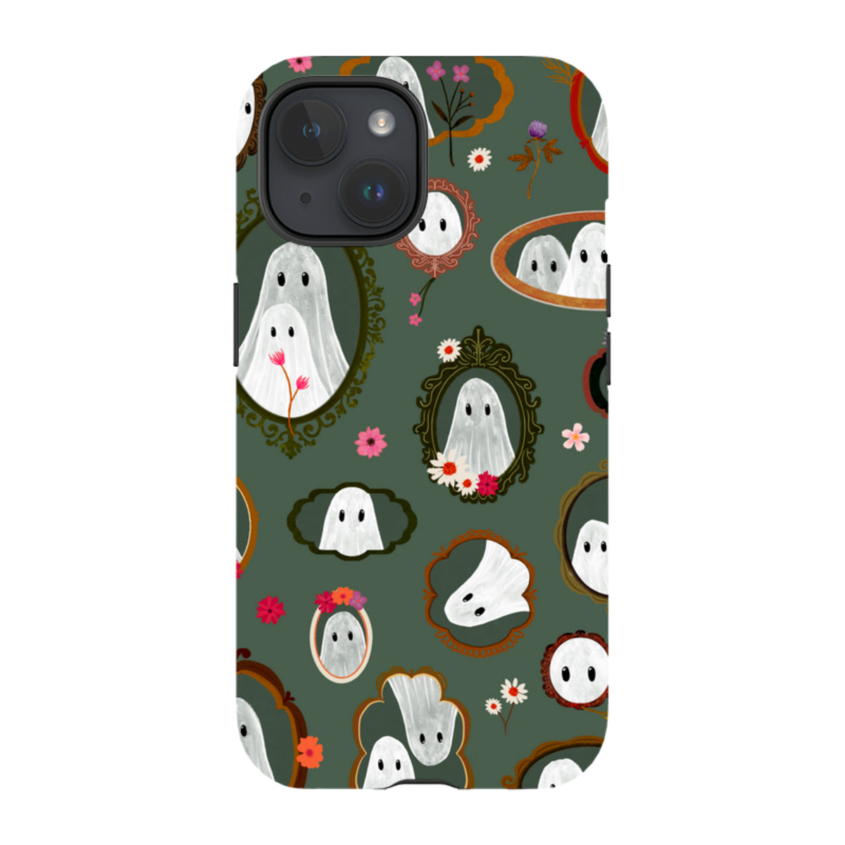 iPhone Tough Case - Framed Ghosts - Pine By Katherine Quinn