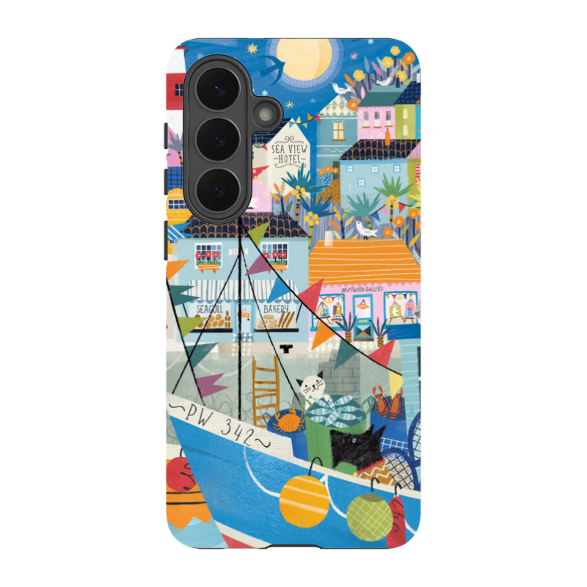 Samsung Tough  Case - Night Harbour 2 By Ali Brookes