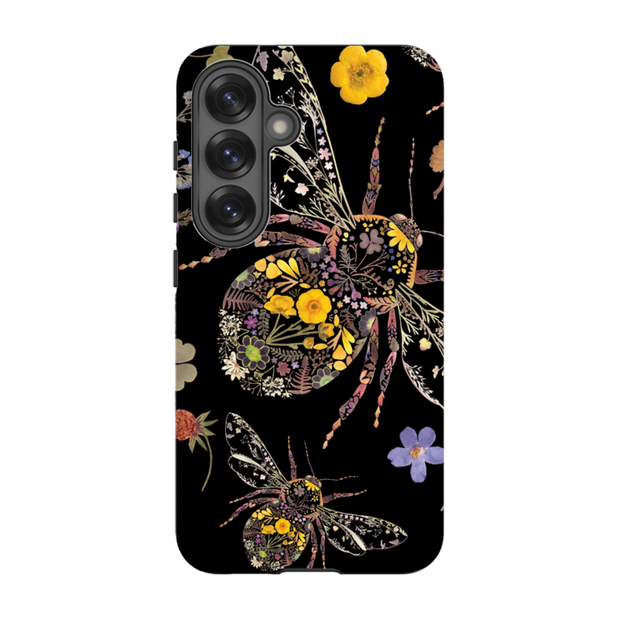 Samsung Tough  Case - Floral Bumble Bees By Helen Ahpornsiri