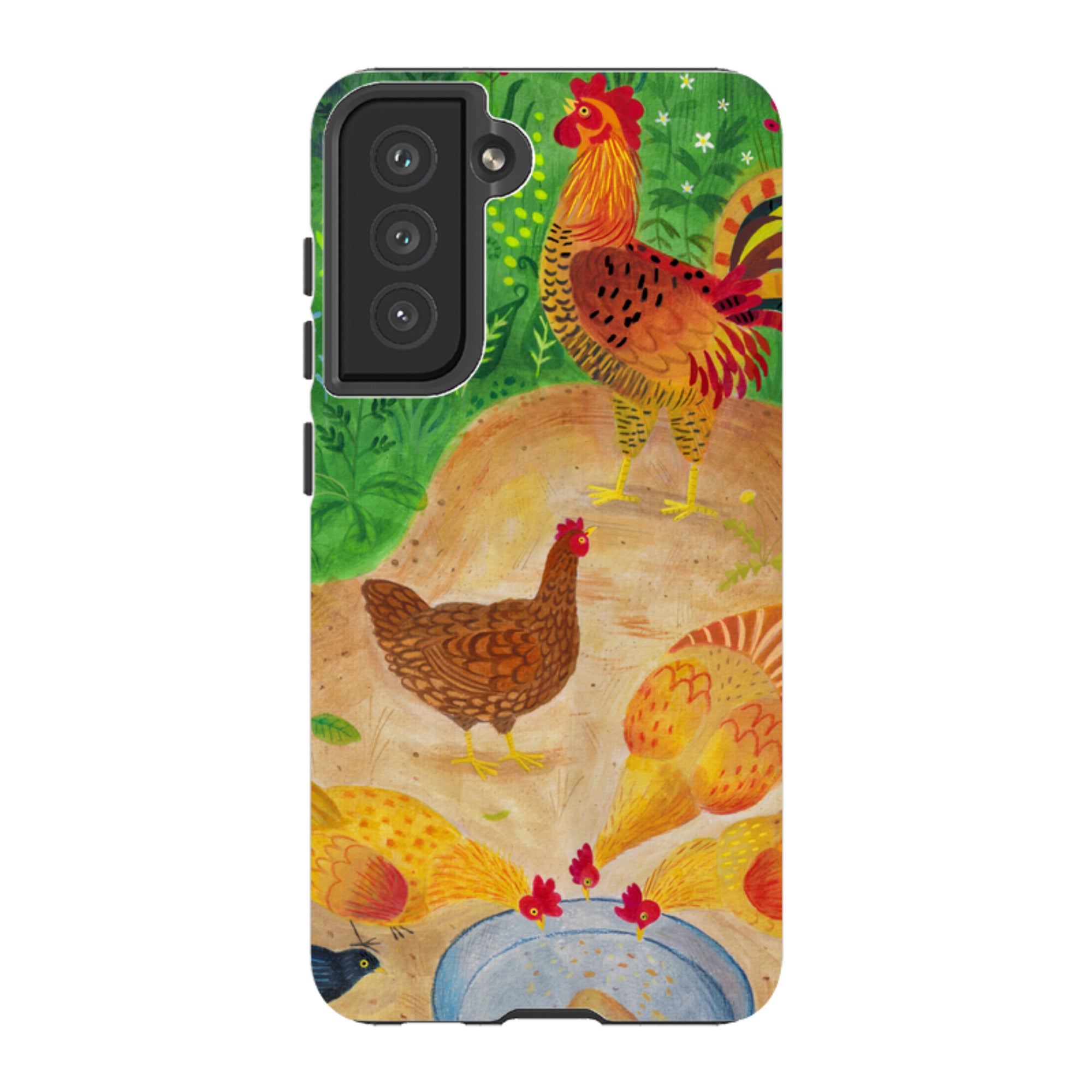 Samsung Tough Case - Chickens By Bex Parkin