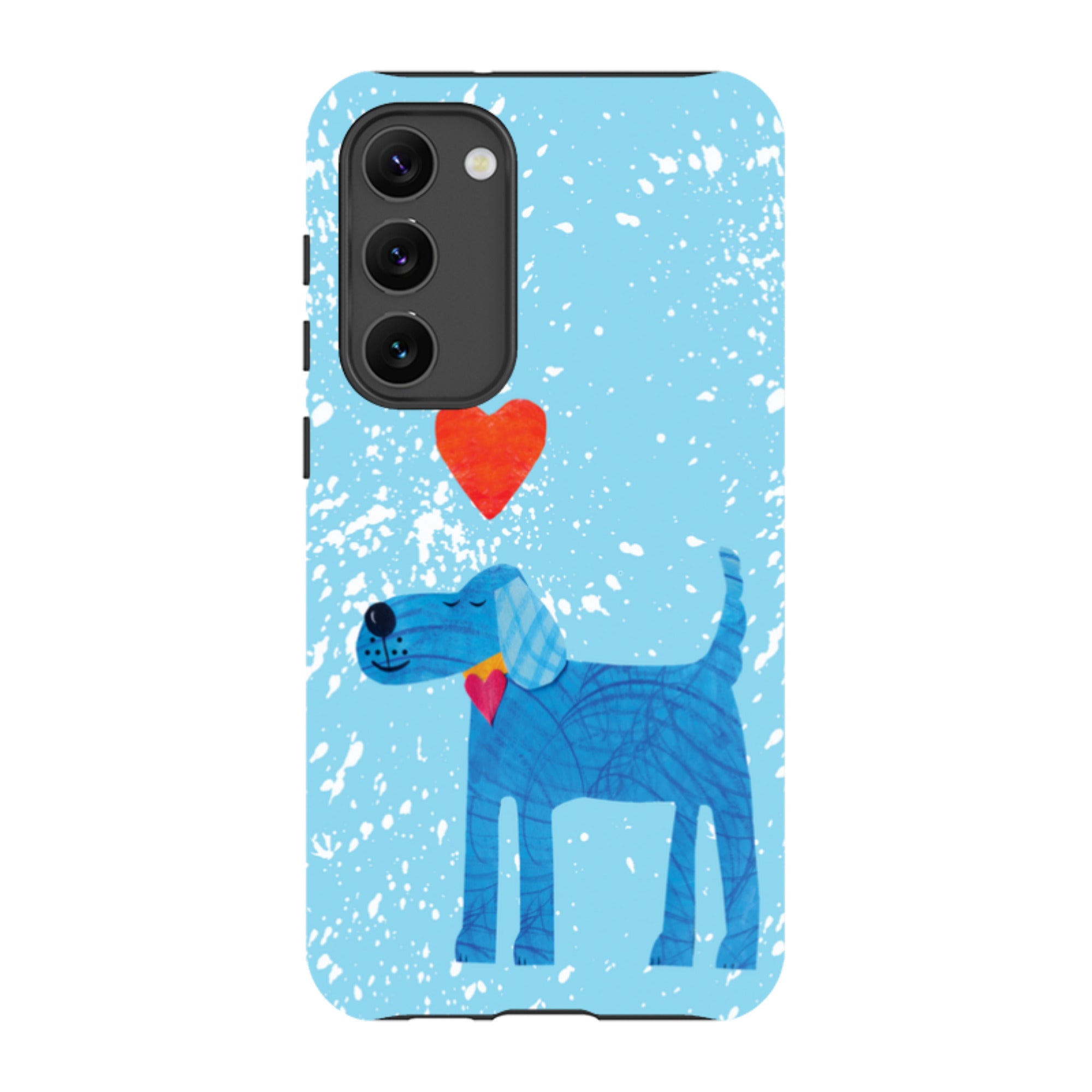 Samsung Tough Case - Blue Dog By Tracey English