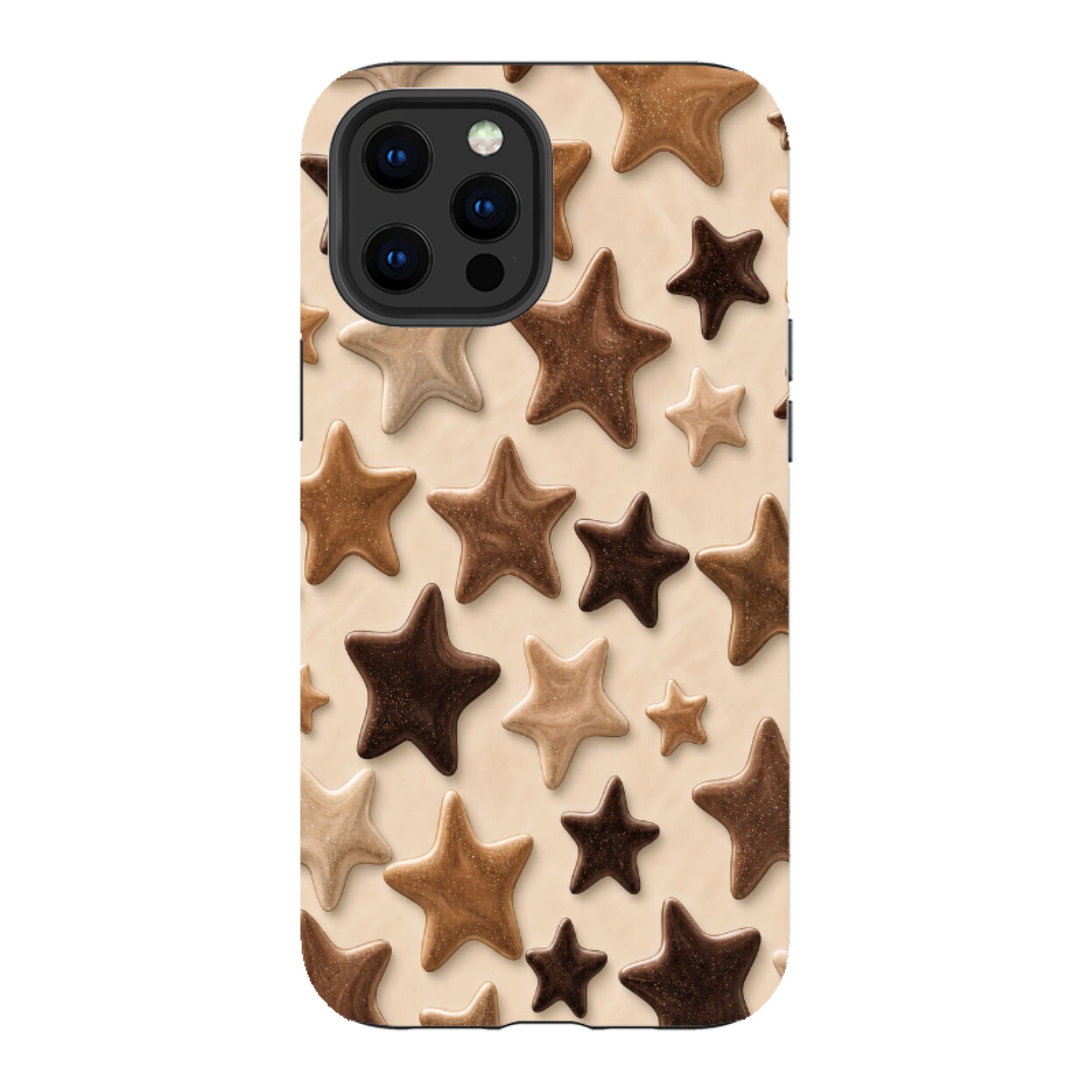 iPhone Tough Case - Brown Star