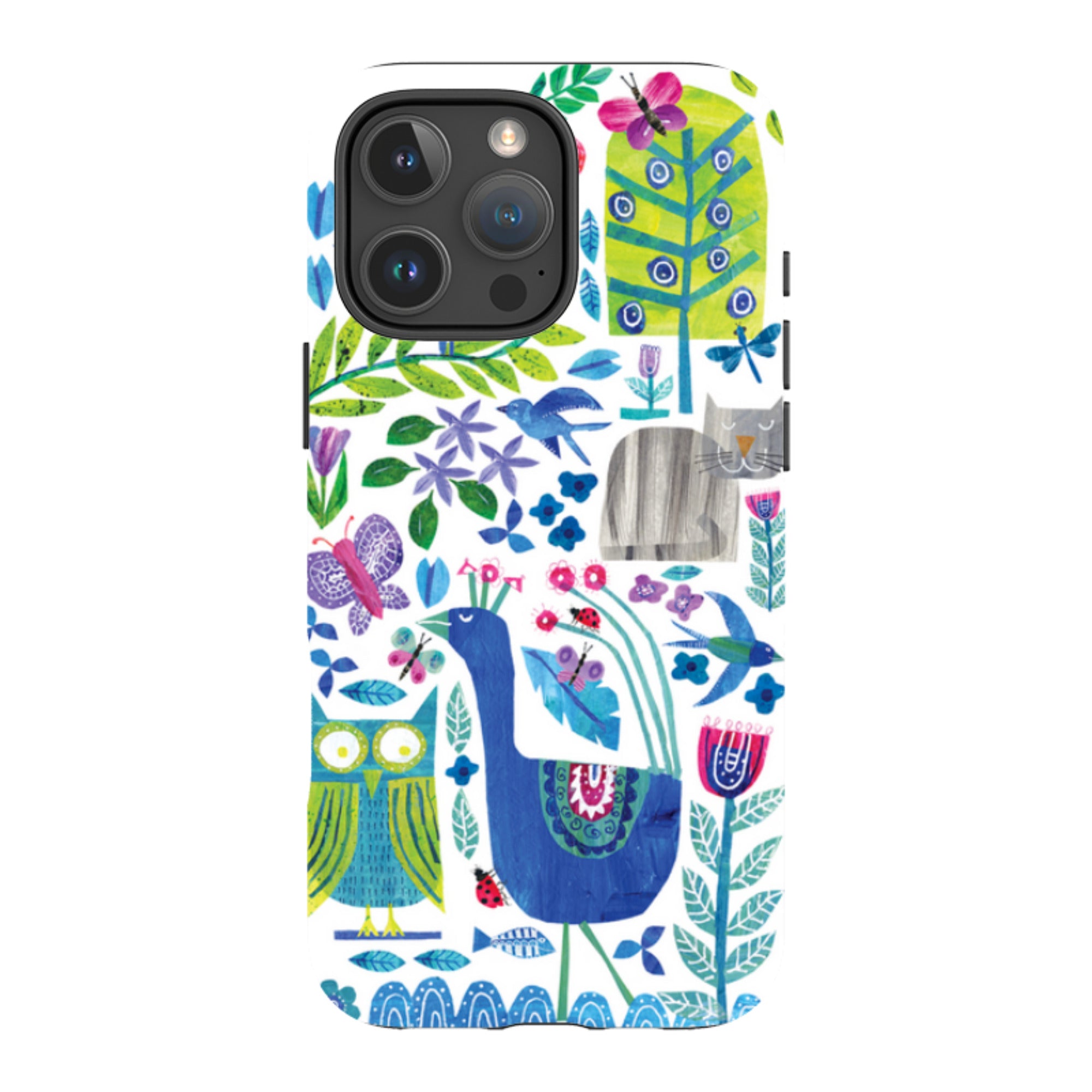 iPhone Tough Case - Back Garden By Tracey English
