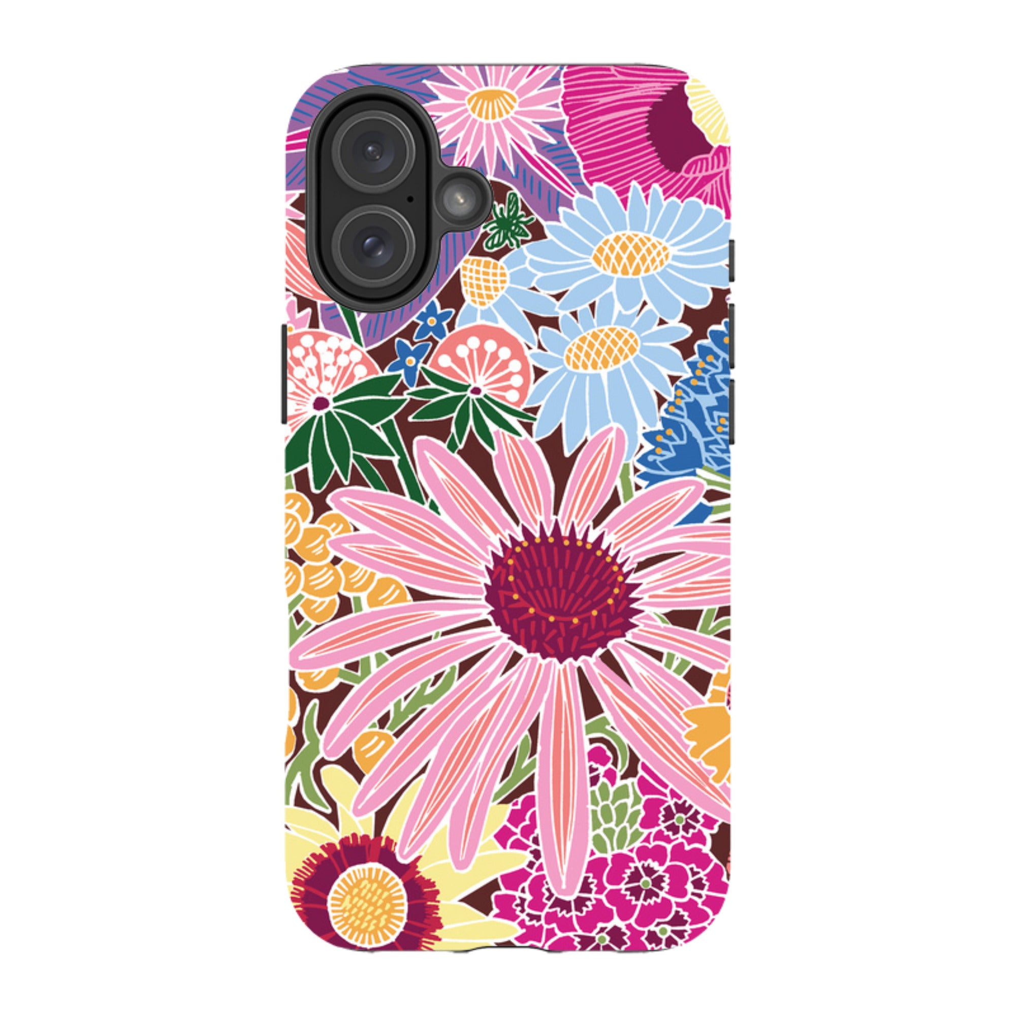 iPhone Tough Case - Jigsaw Floral 1 By Kate Heiss