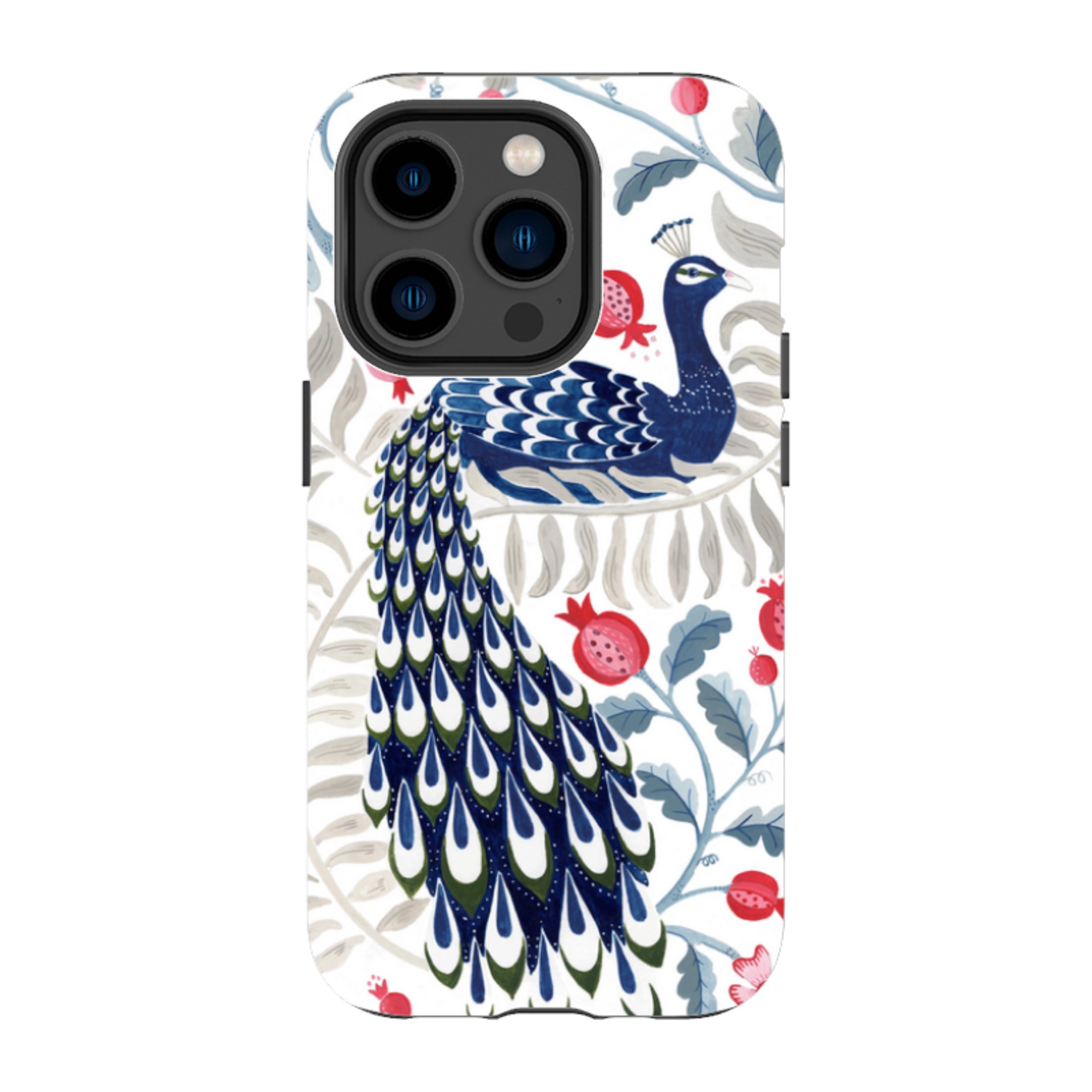 iPhone Tough Case - Peacock By Bex Parkin