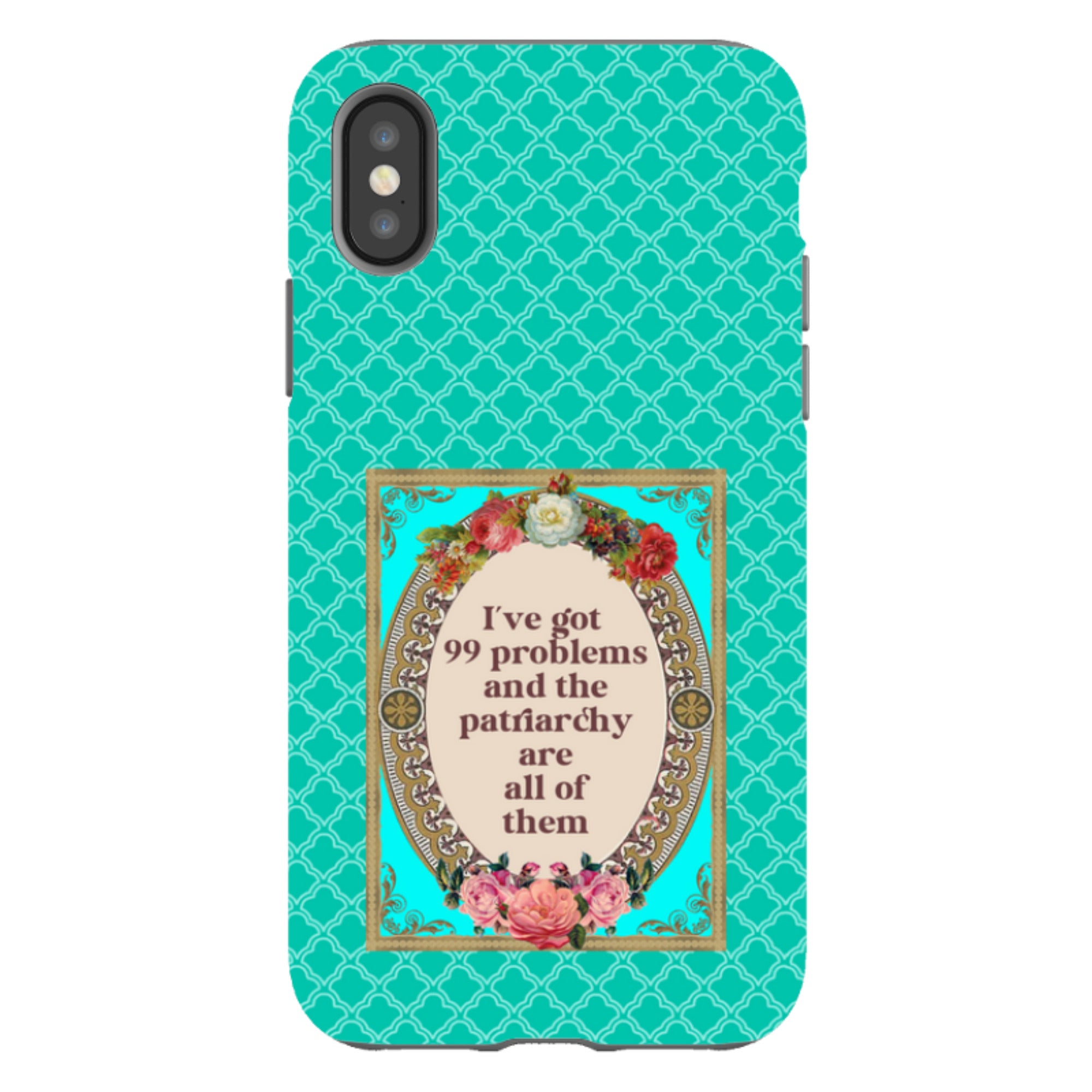 iPhone Tough Case - 99 Problems By Clare Jordan
