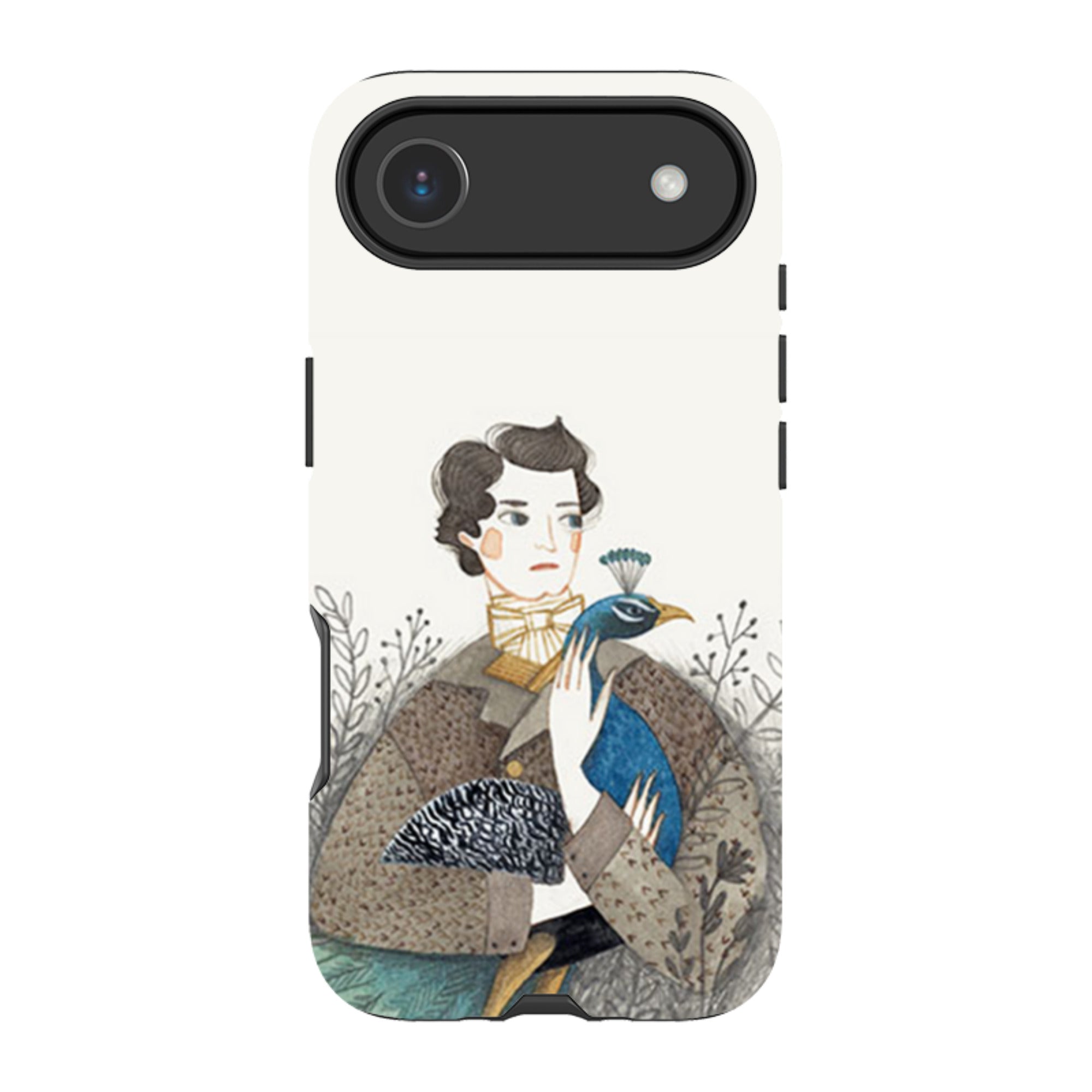 iPhone MagSafe Tough Case - Man With Peacock By Meghann Rader