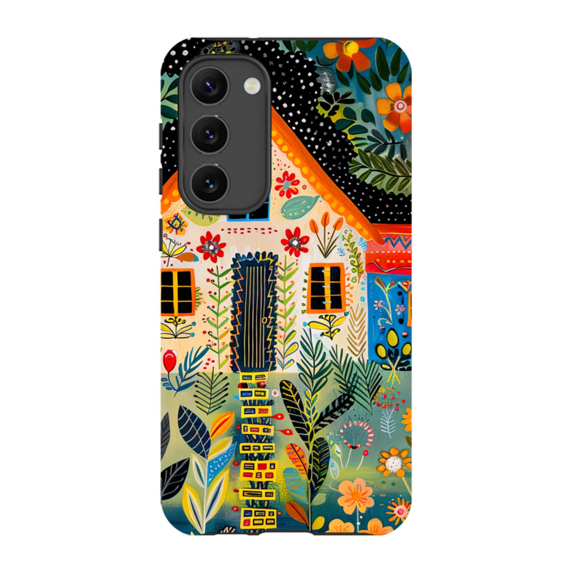 Samsung Tough Case - Folk Art House II