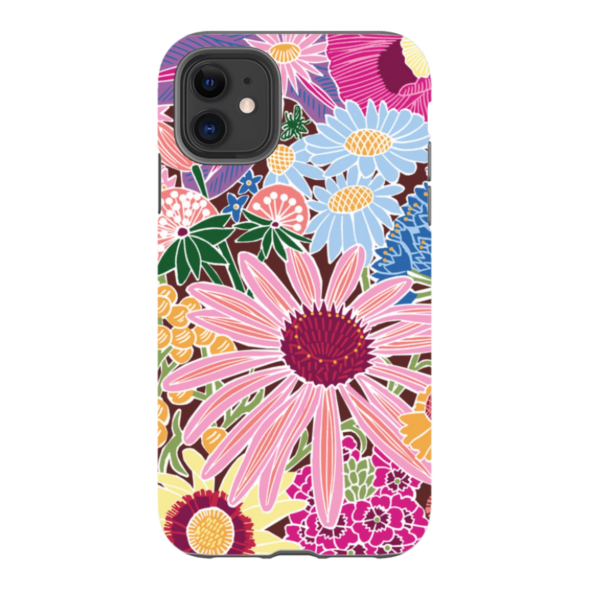 iPhone Tough Case - Jigsaw Floral 1 By Kate Heiss