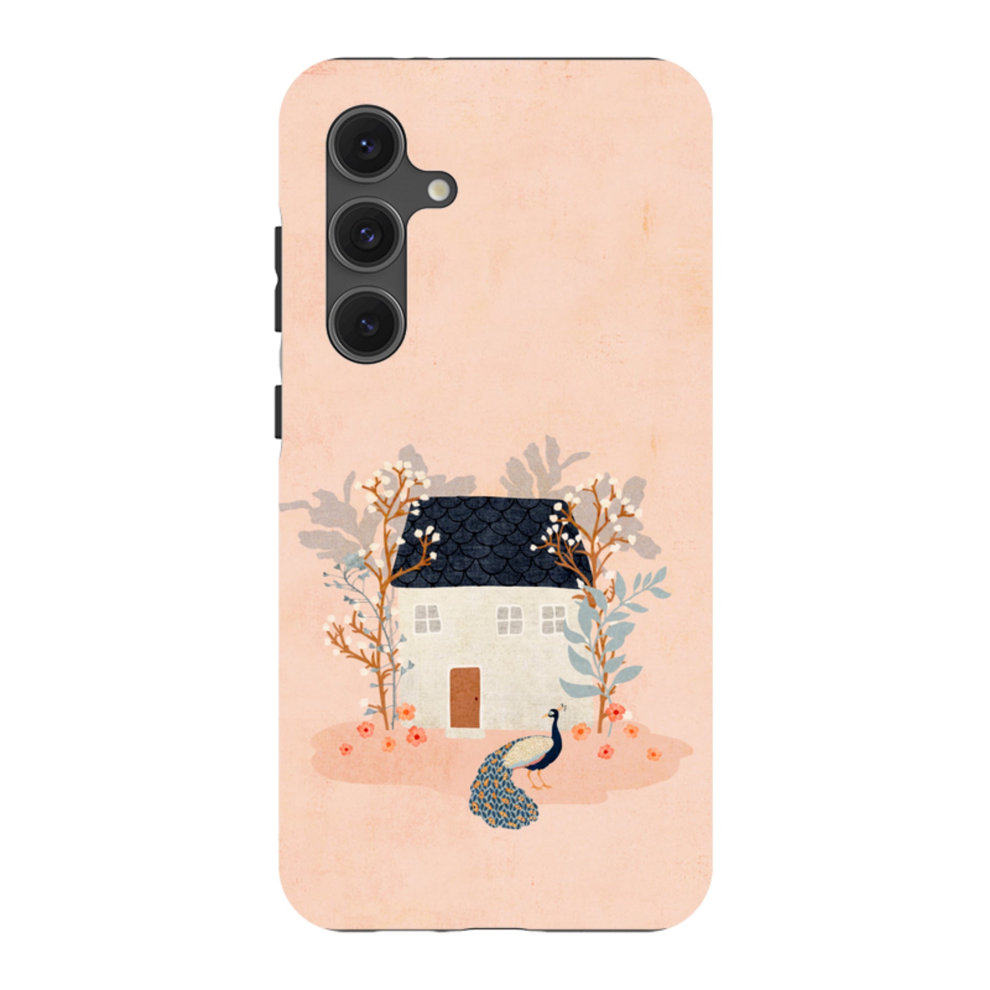 Samsung Tough Case - Home Pink By Katherine Quinn