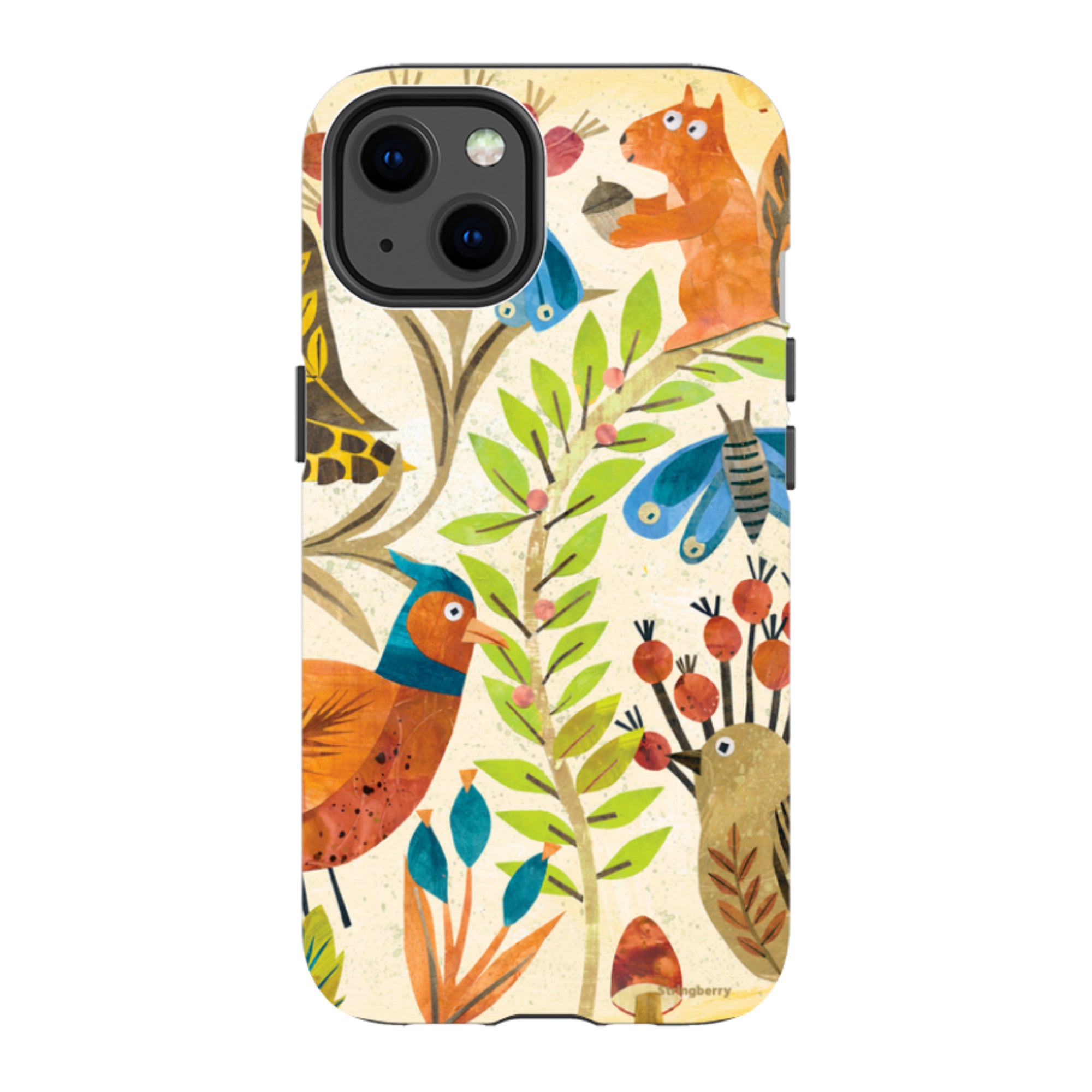 iPhone Tough Case - Woodland Friends By Tracey English