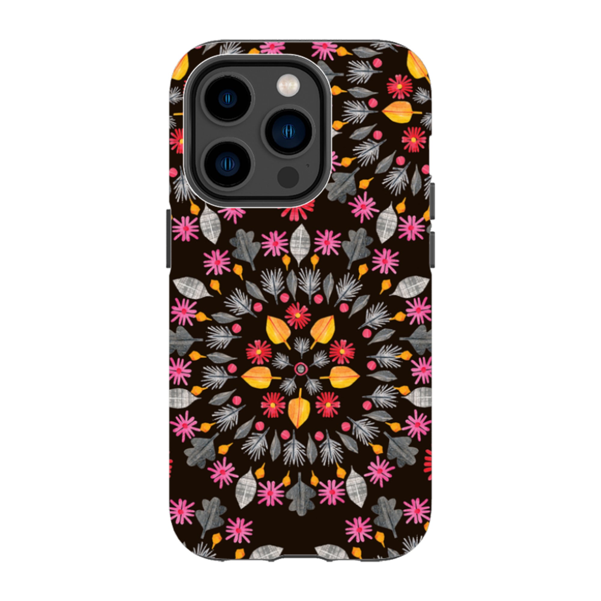iPhone MagSafe Tough Case - Autumn Mandala By Tracey English