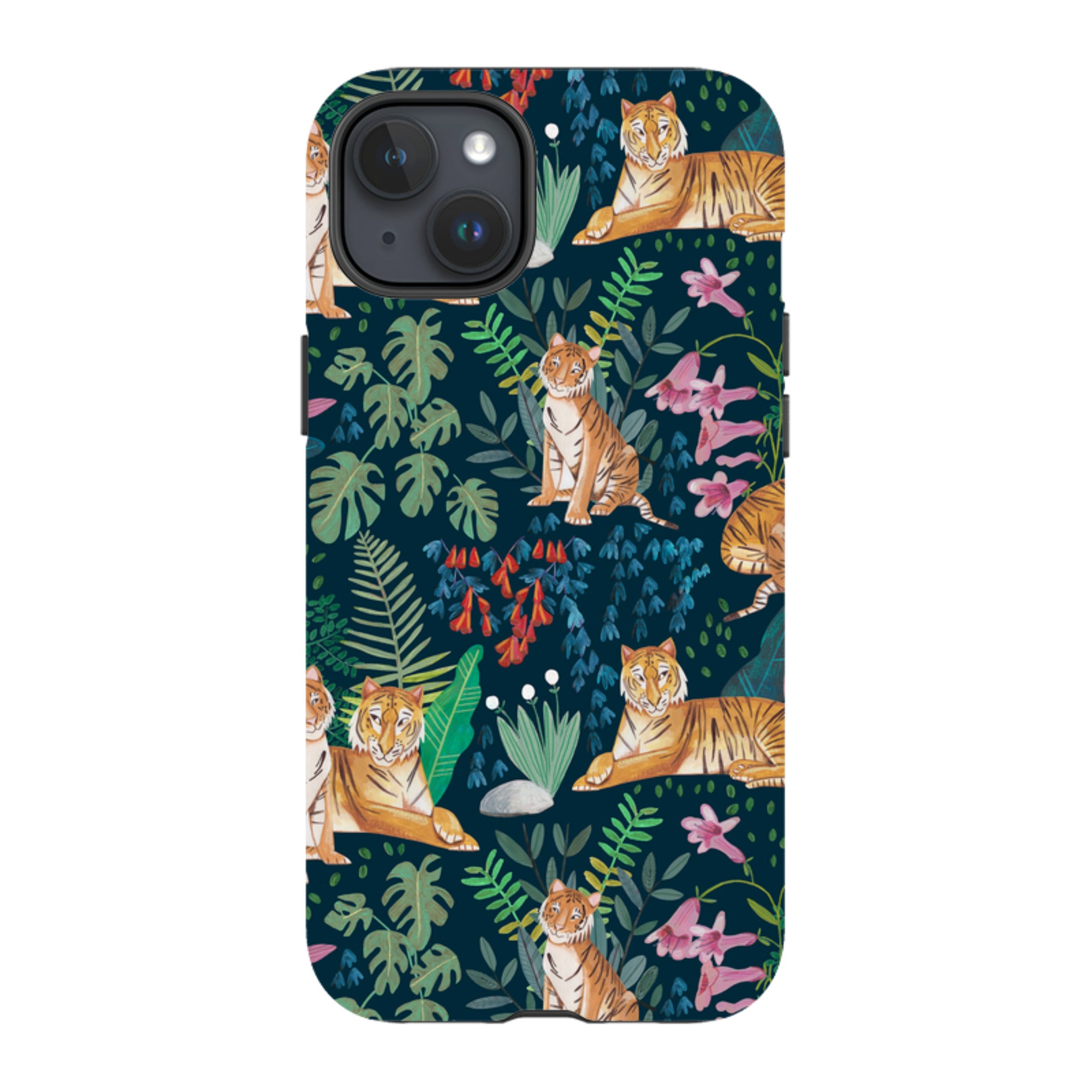 iPhone MagSafe Tough Case -  Tiger Pattern II By Caroline Bonne Muller