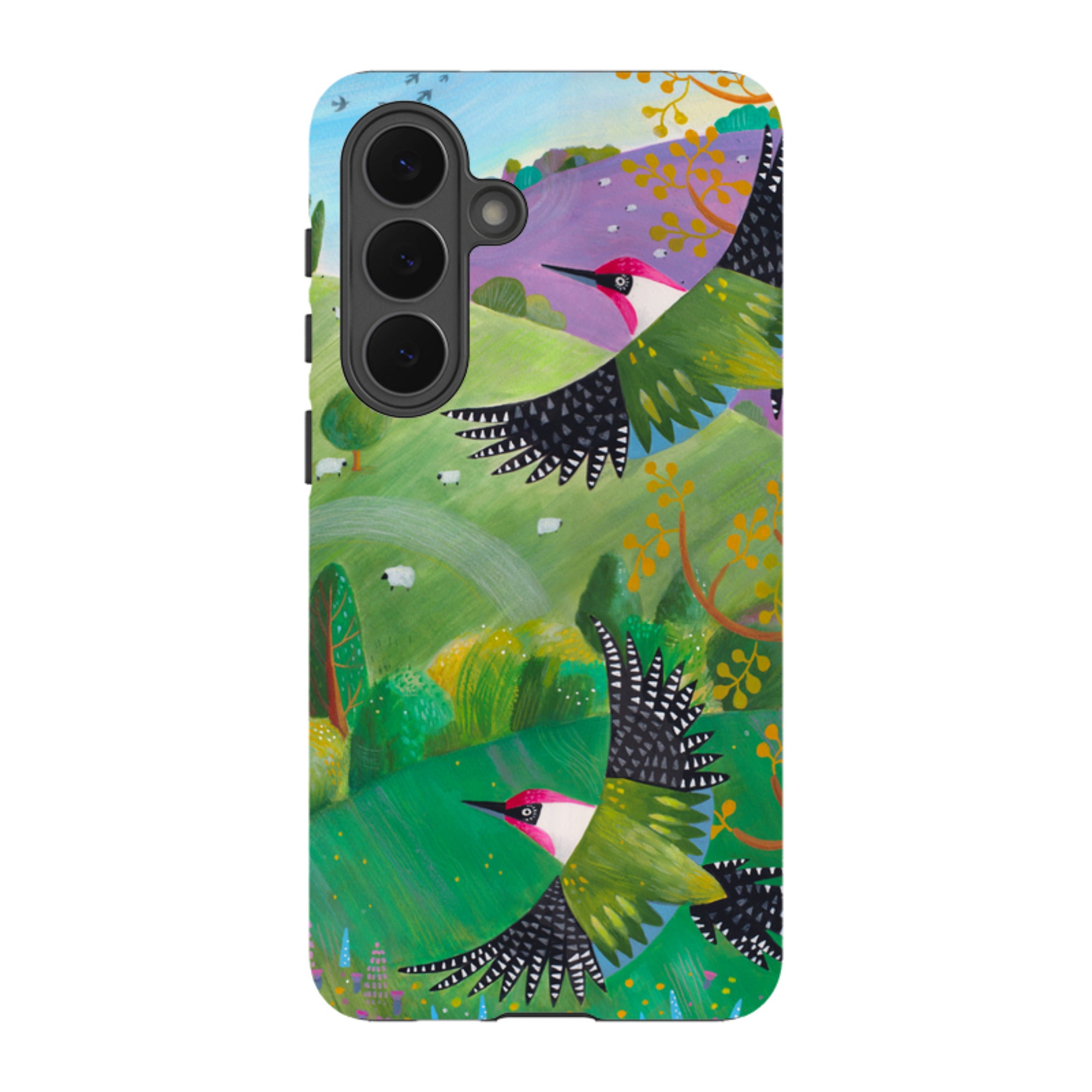 Samsung Tough Case - Woodpeckers By Bex Parkin