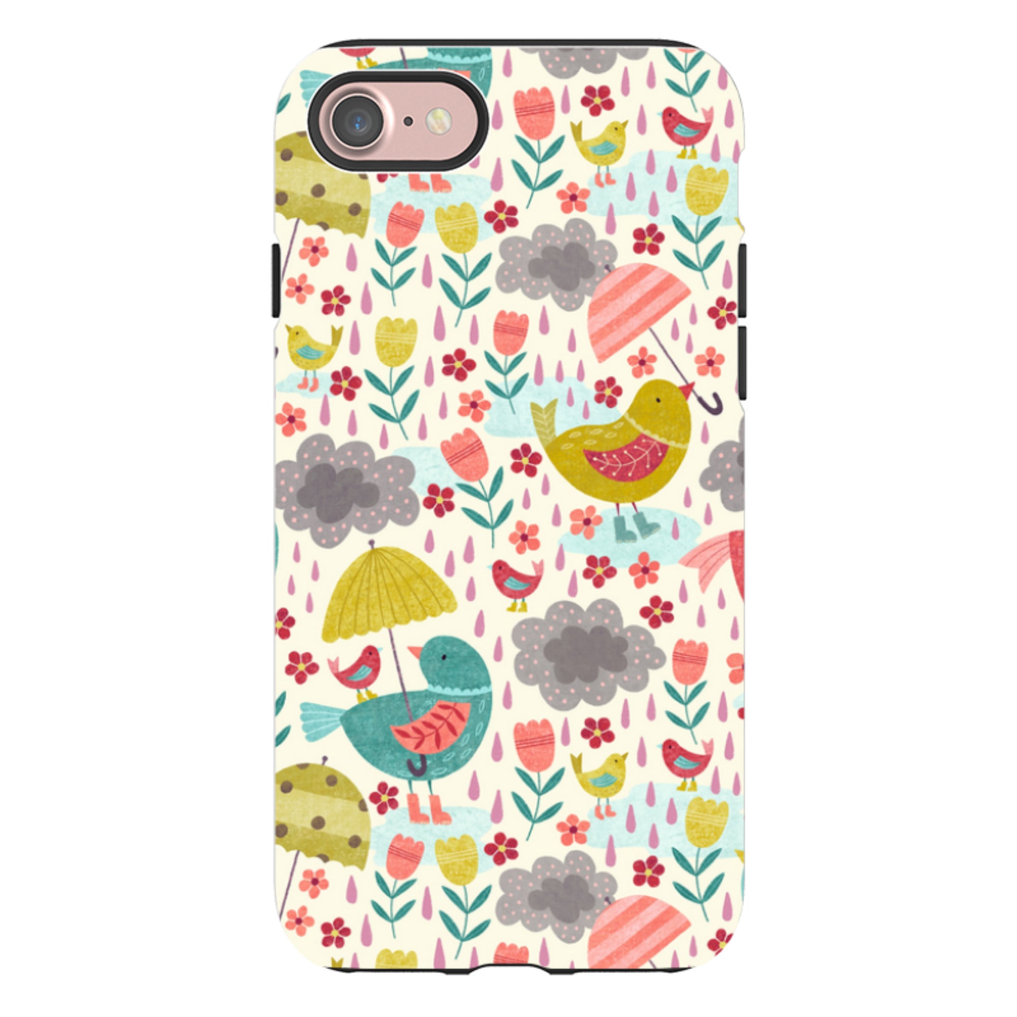 iPhone Tough Case - Rain Birds By Suzy Taylor