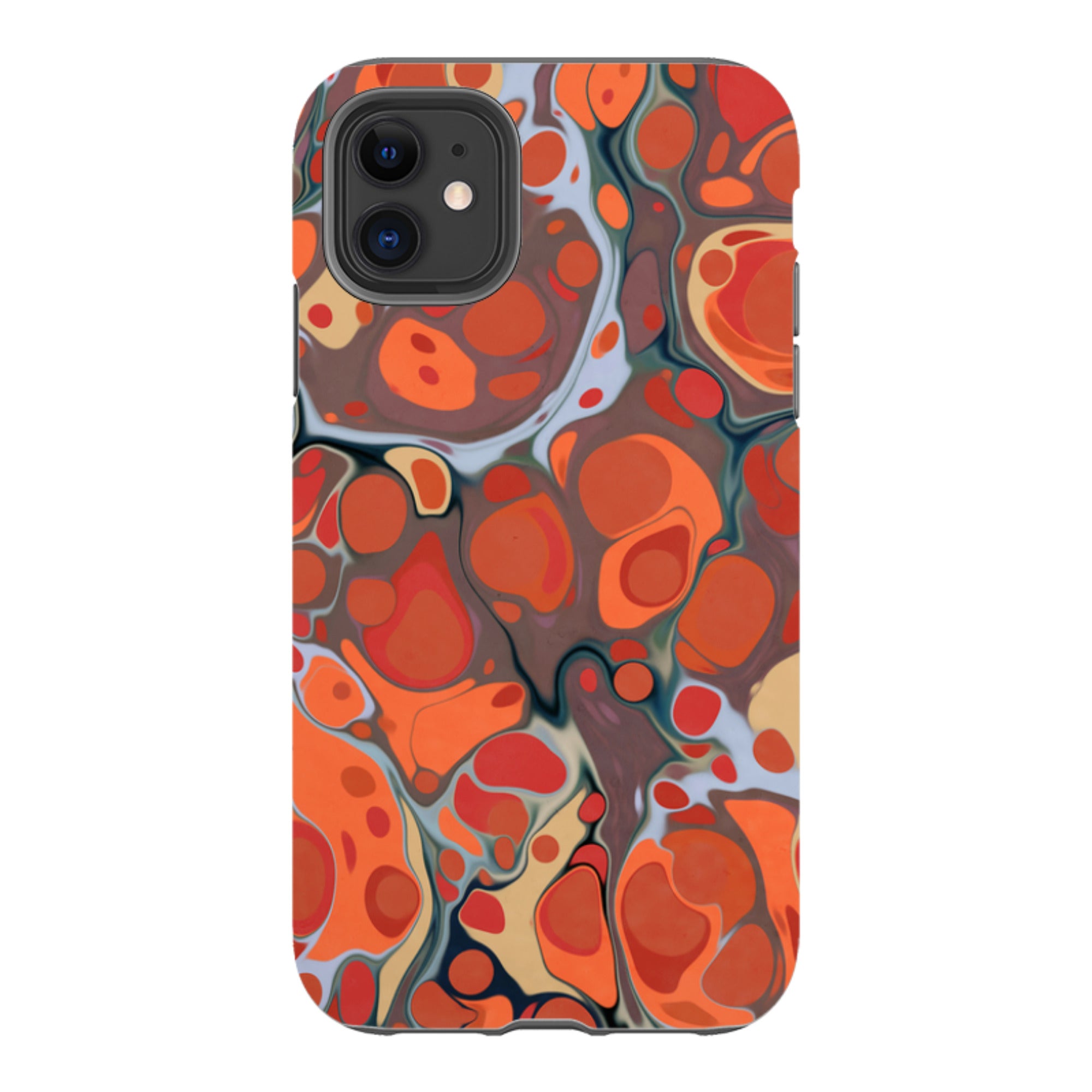 iPhone Tough Case - Flaming Volcano