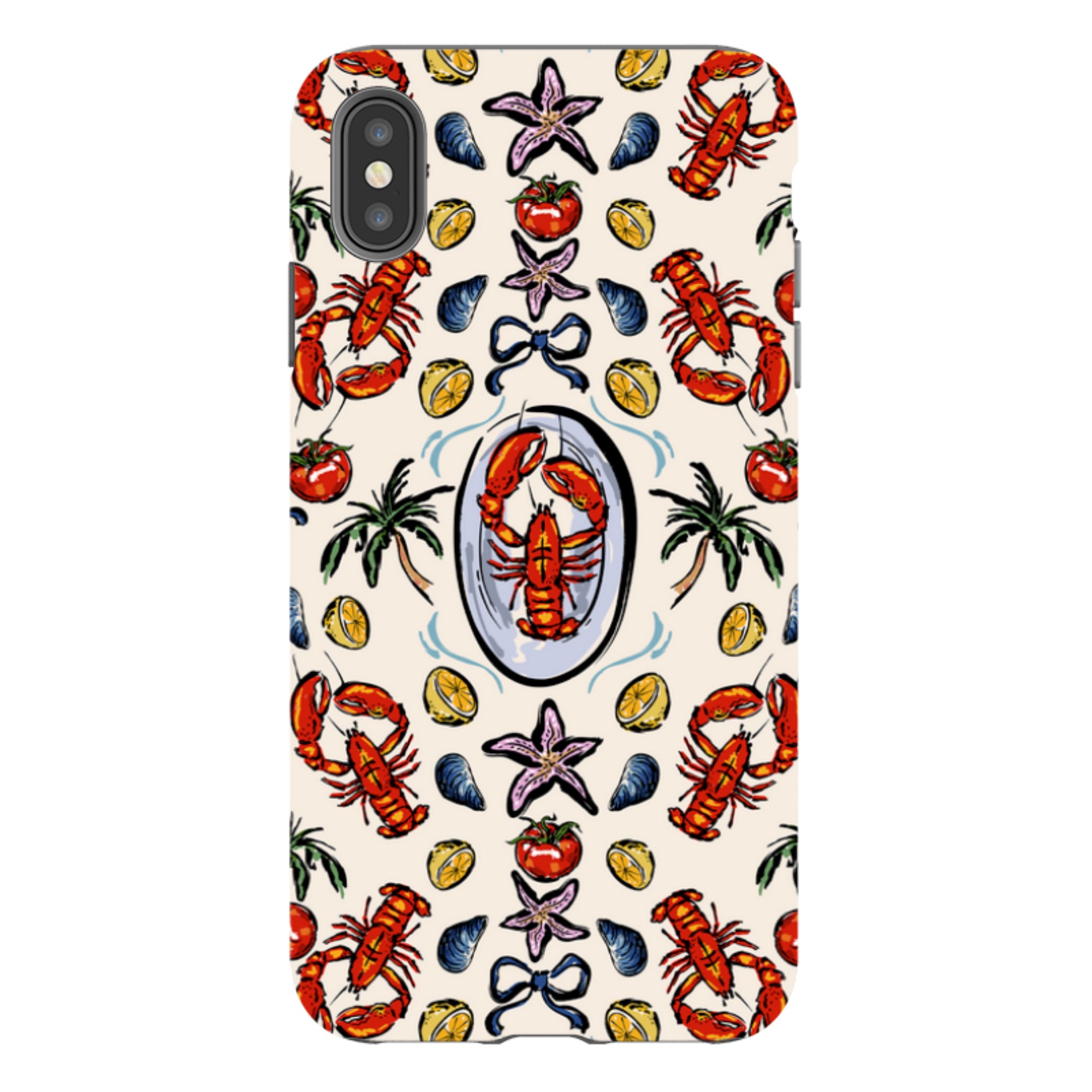 iPhone Case - Seafood and Palm Trees