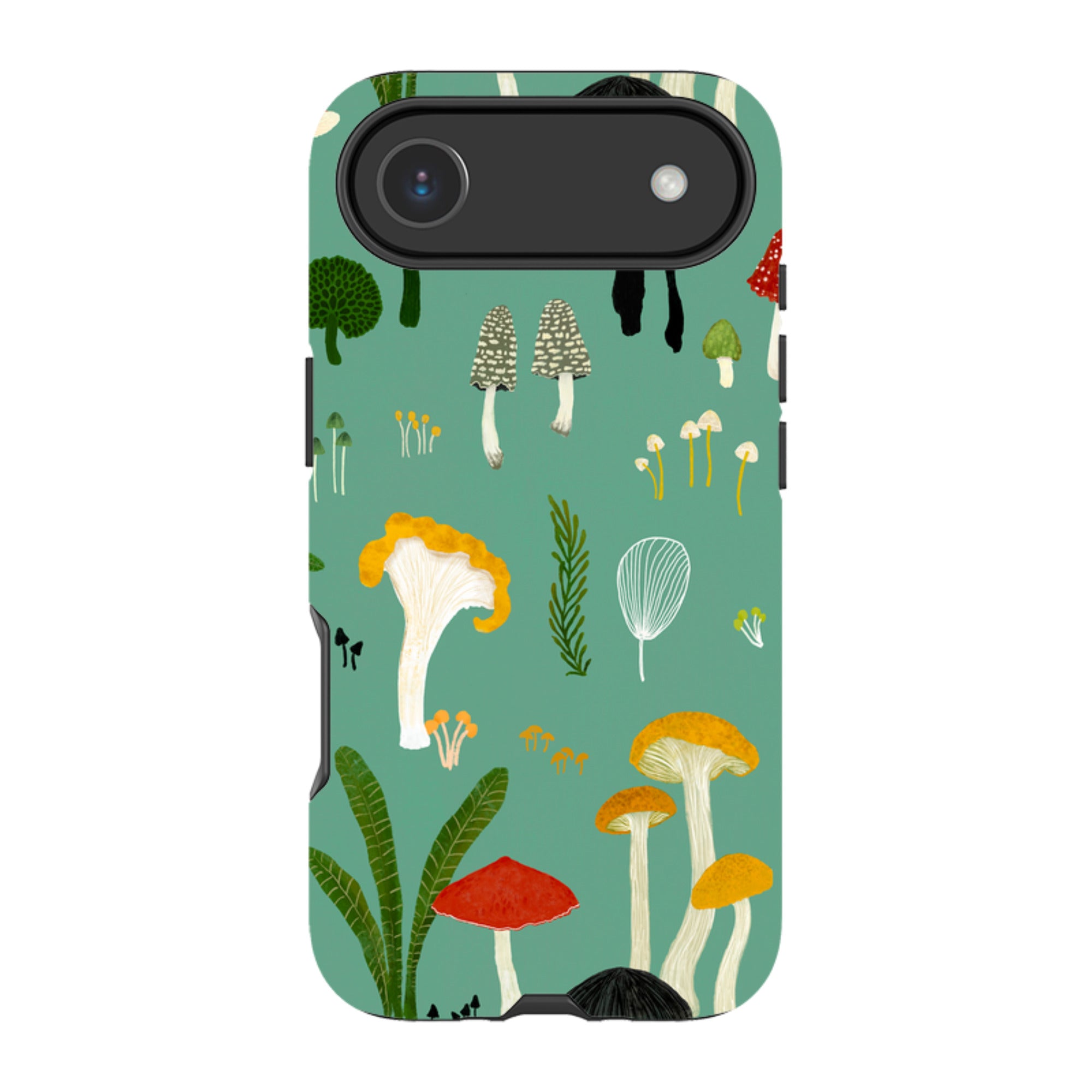 iPhone MagSafe Tough Case - Mushroom Pattern By Katherine Quinn