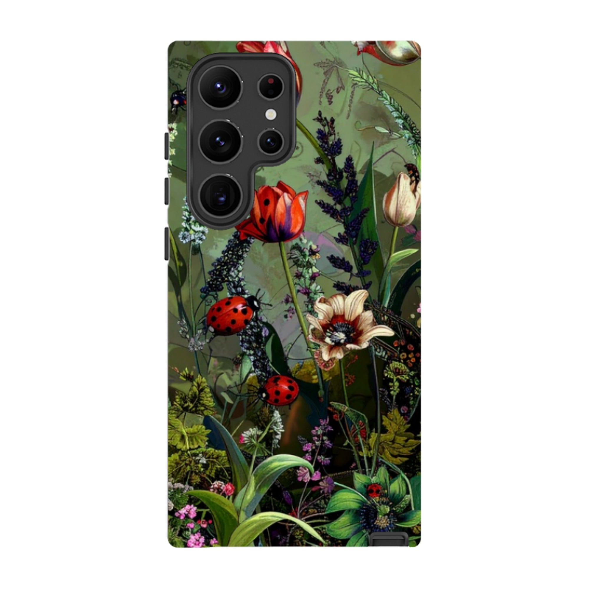 Samsung Tough Case - Green Vyne Ladybirds