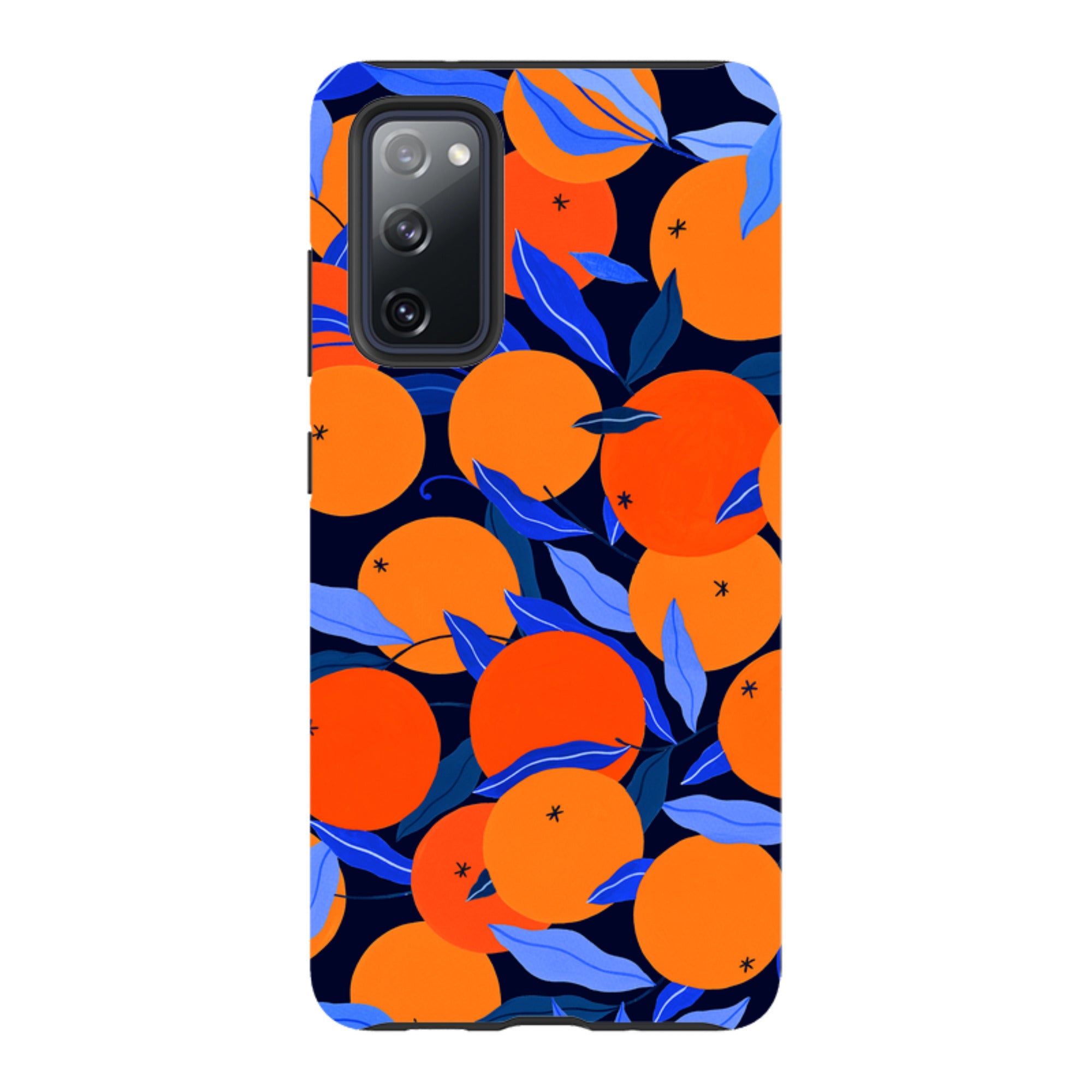 Samsung Tough Case - Arancello Navy Pattern By Madalina Andronic