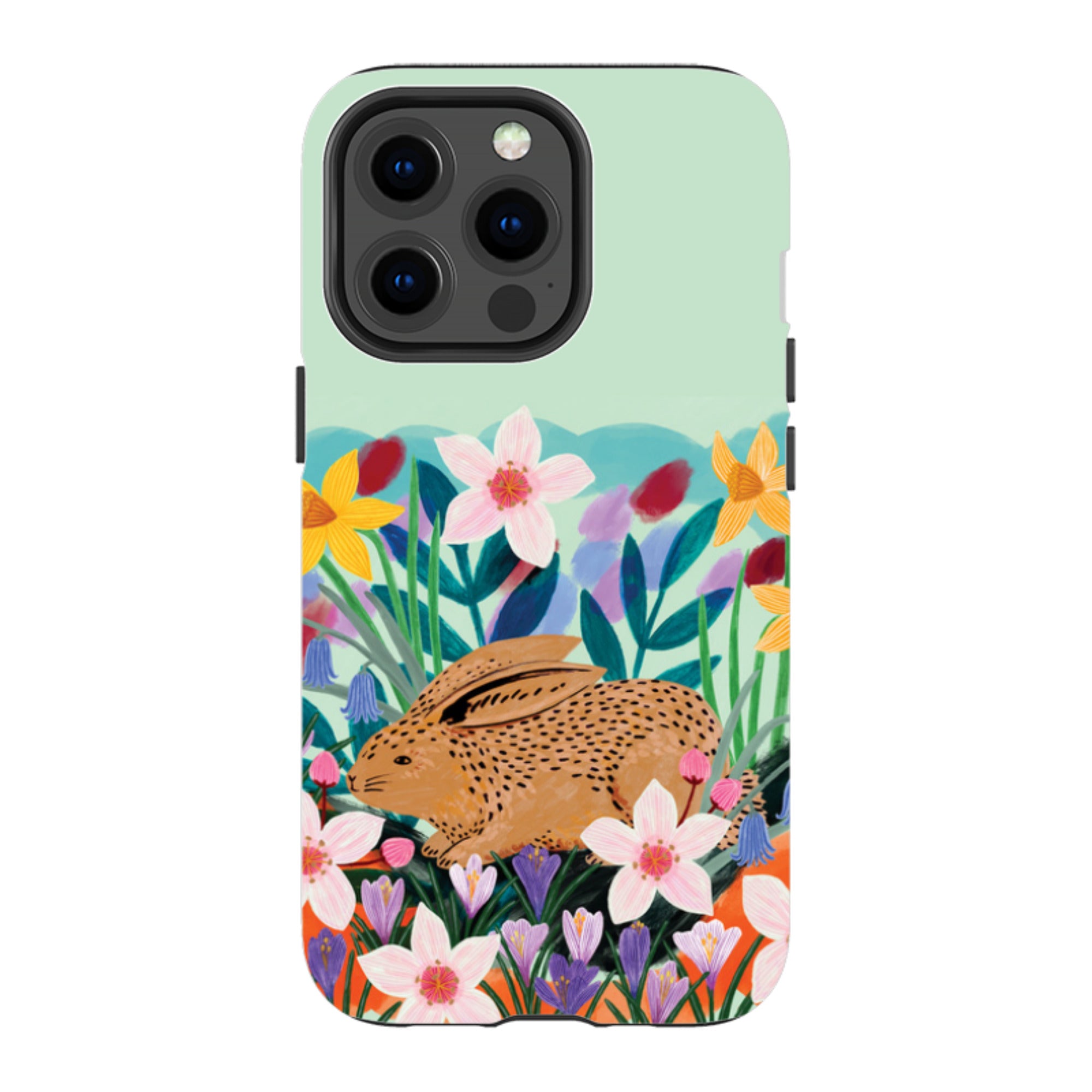 iPhone Tough Case - Spring Bunny By Lee Foster Wilson