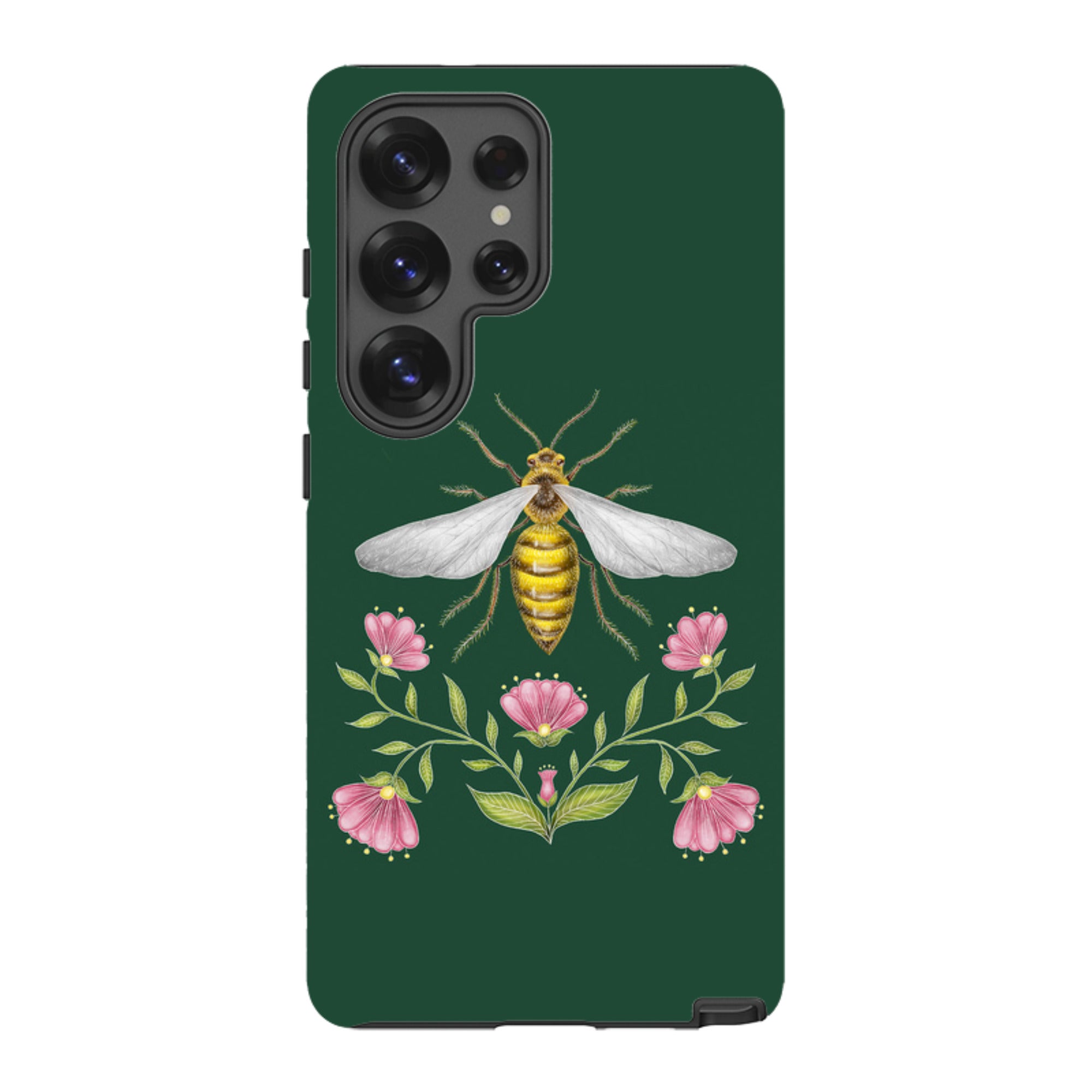 Samsung Tough Case - Wings Of Freedom Emerald By Catherine Rowe