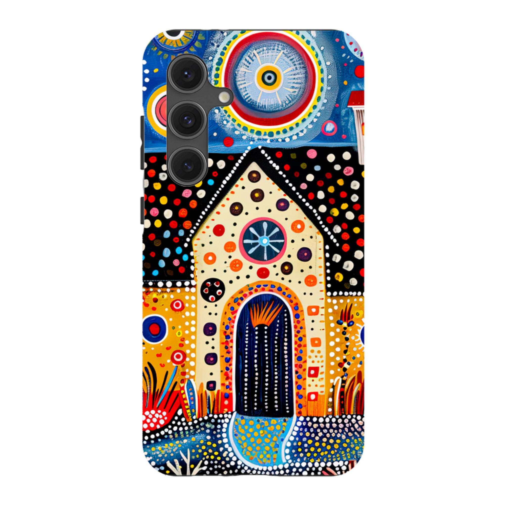 Samsung Tough Case - Folk Art House IX