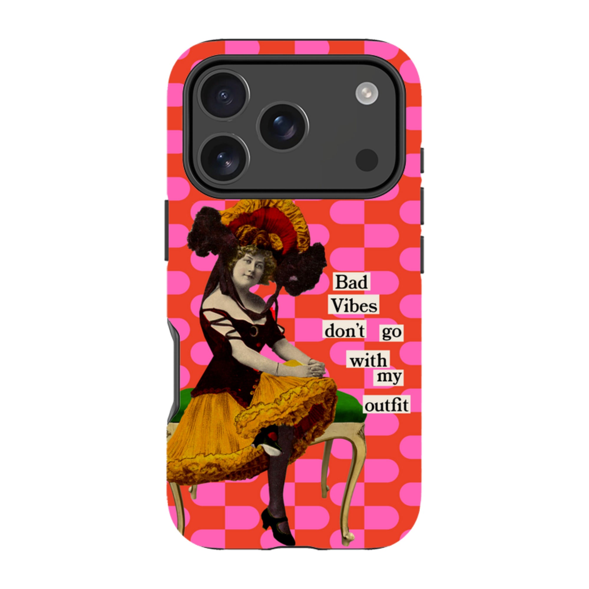 iPhone Tough Case - Bad Vibes By Clare Jordan