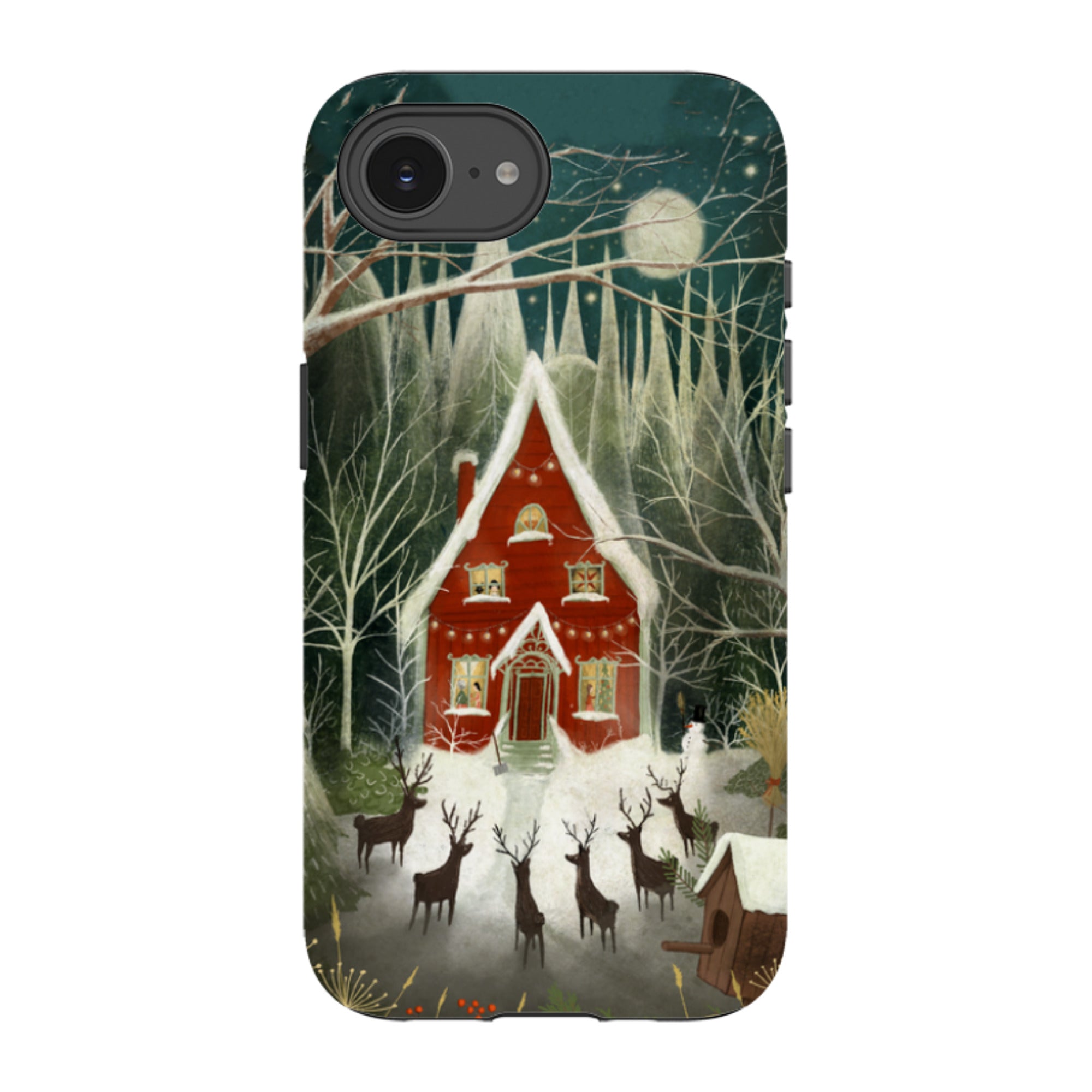 iPhone Tough Case -Christmas Garden Night By Maja Lindberg