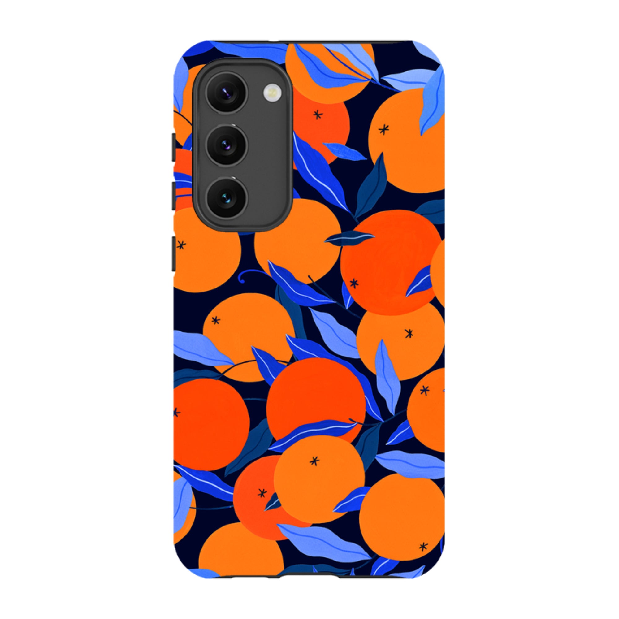 Samsung Tough Case - Arancello Navy Pattern By Madalina Andronic