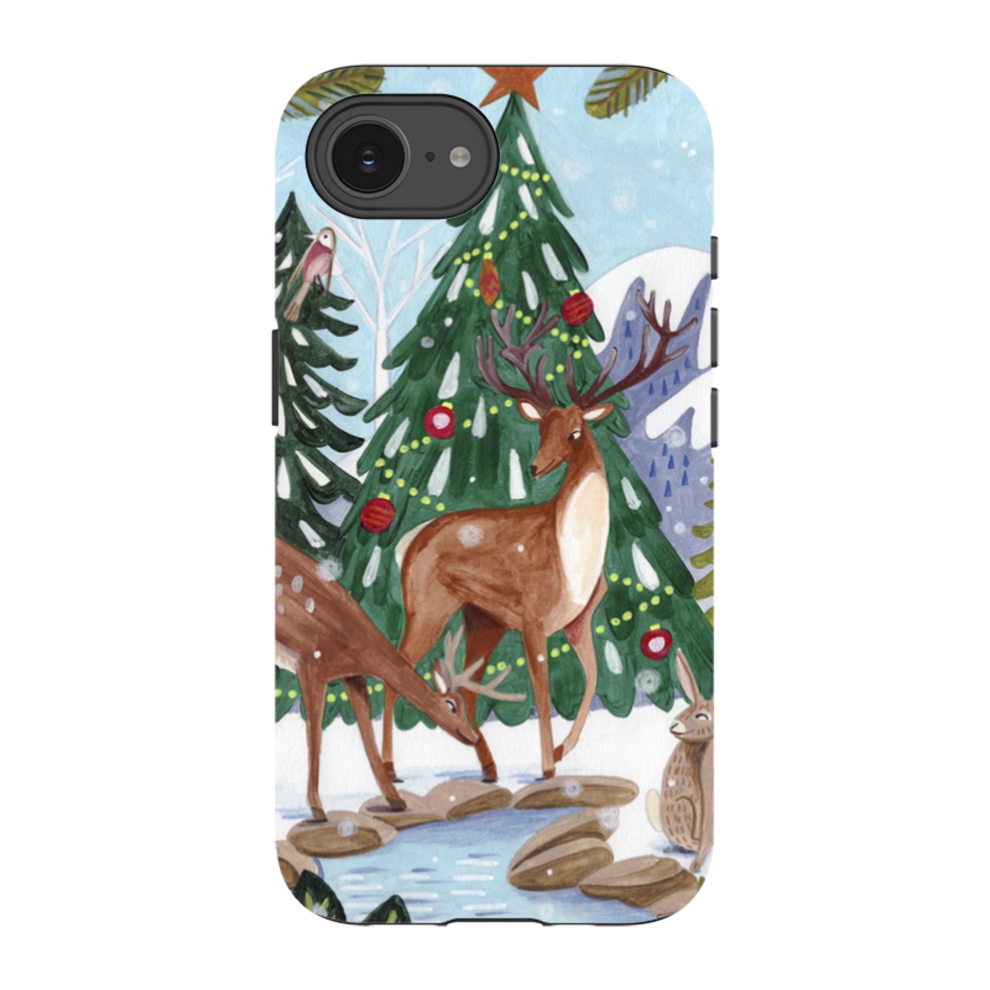 iPhone Tough Case - Winter Forest By Caroline Bonne Muller